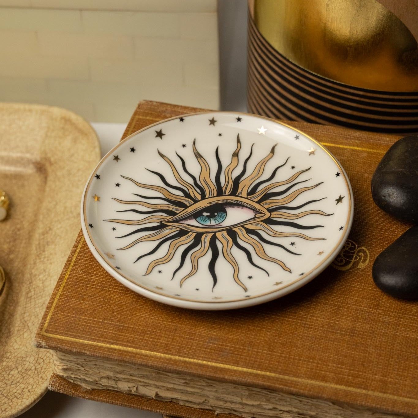 4" Round Trinket Dish - Pop Art