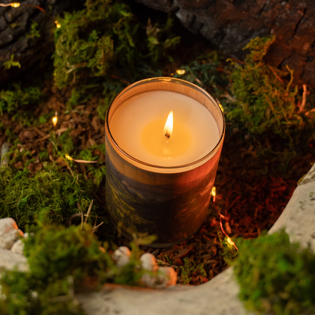 Wood Candle No. 20 Forest