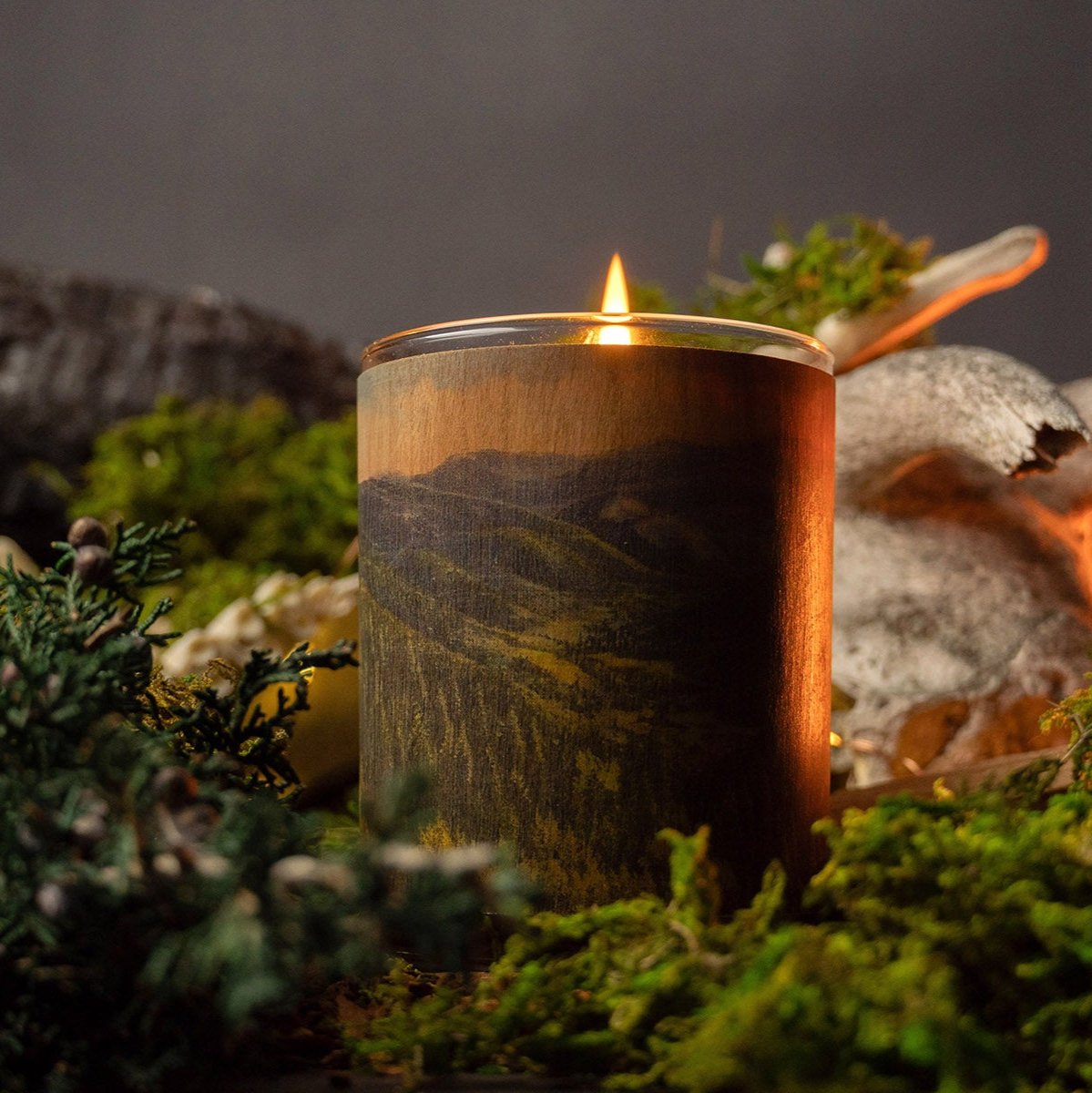 Wood Candle No. 20 Forest
