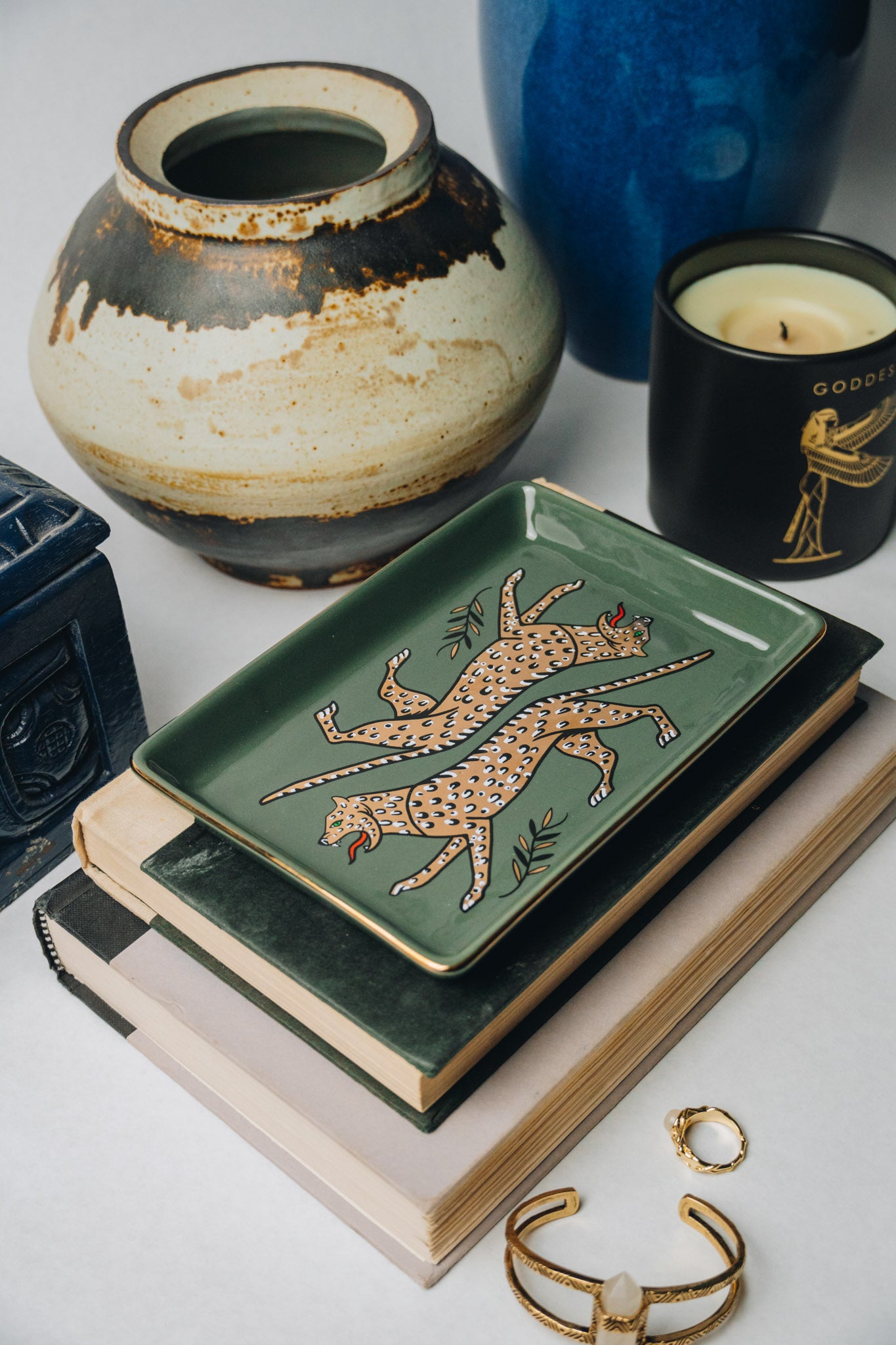Leopard Ceramic Tray
