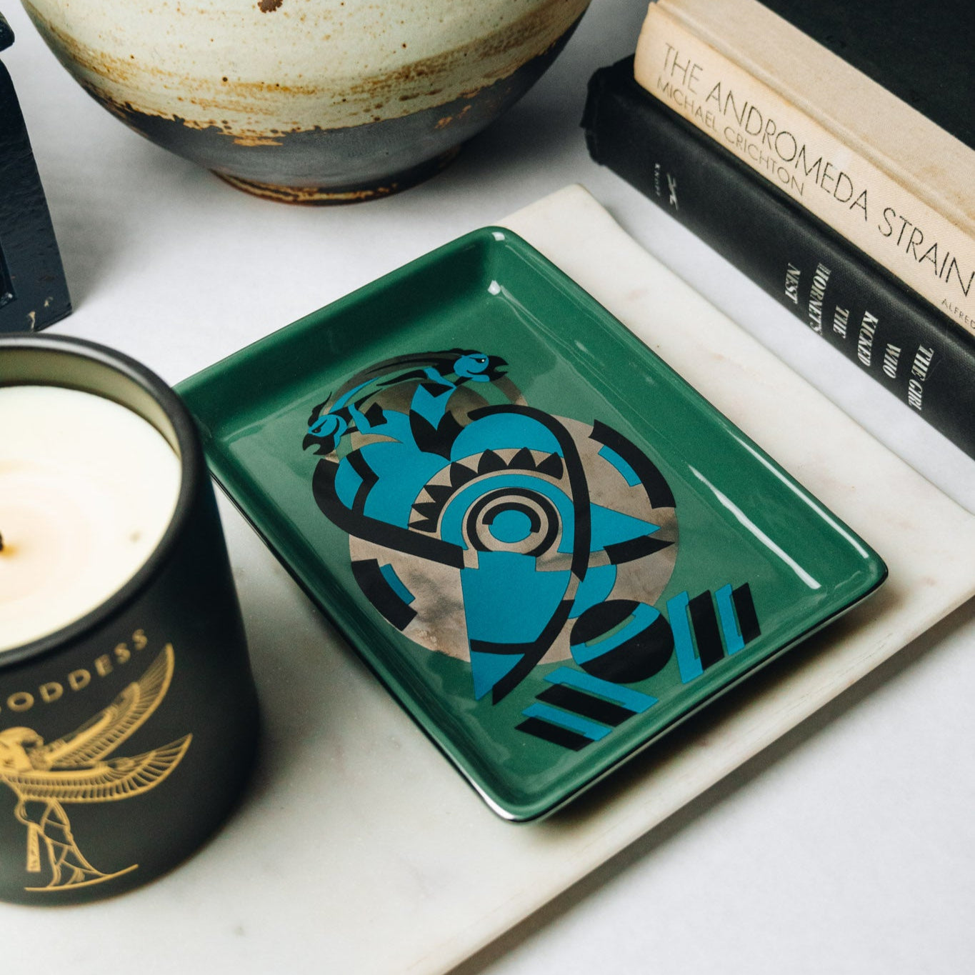 Two Birds Ceramic Tray