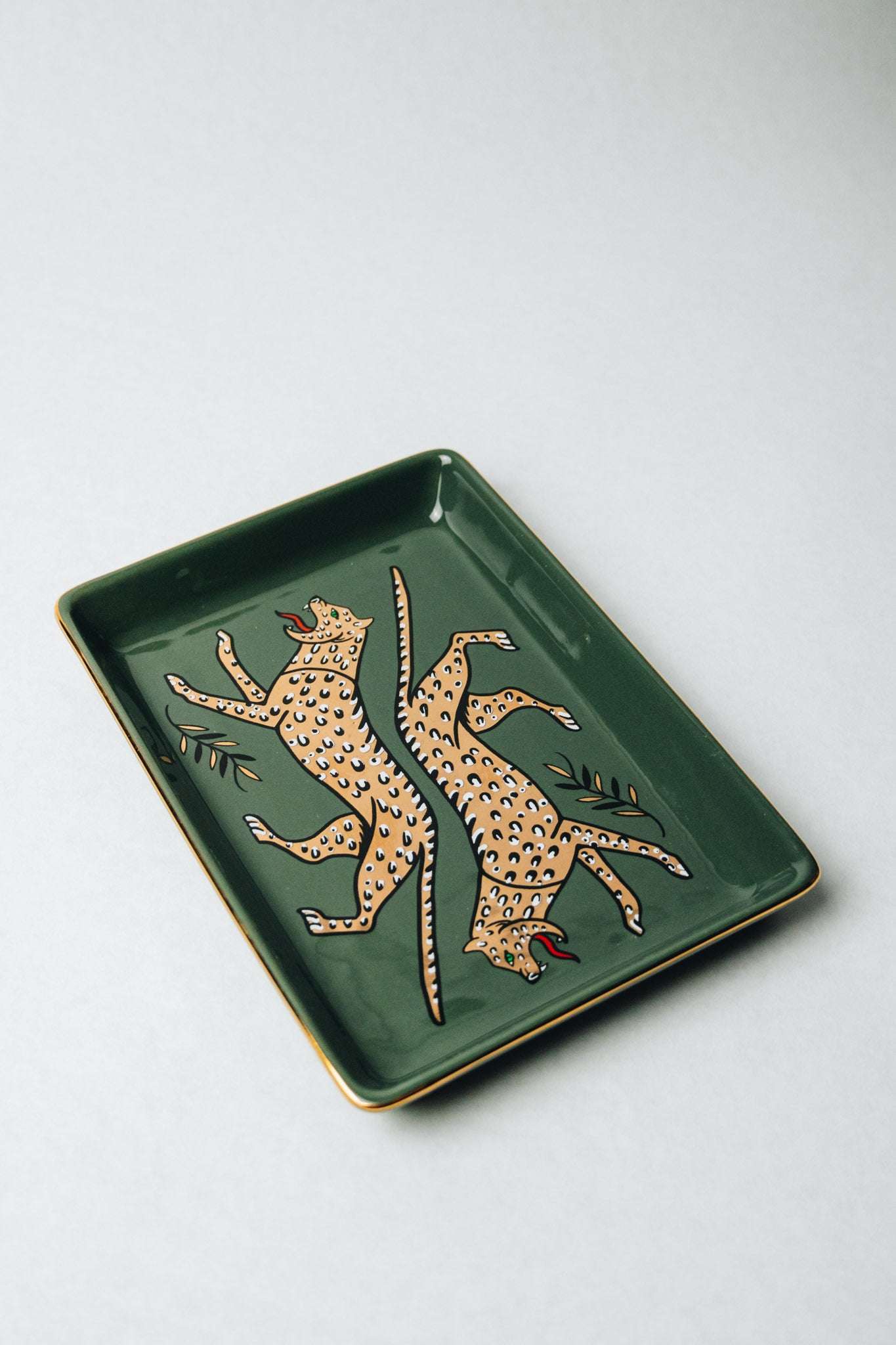 Leopard Ceramic Tray