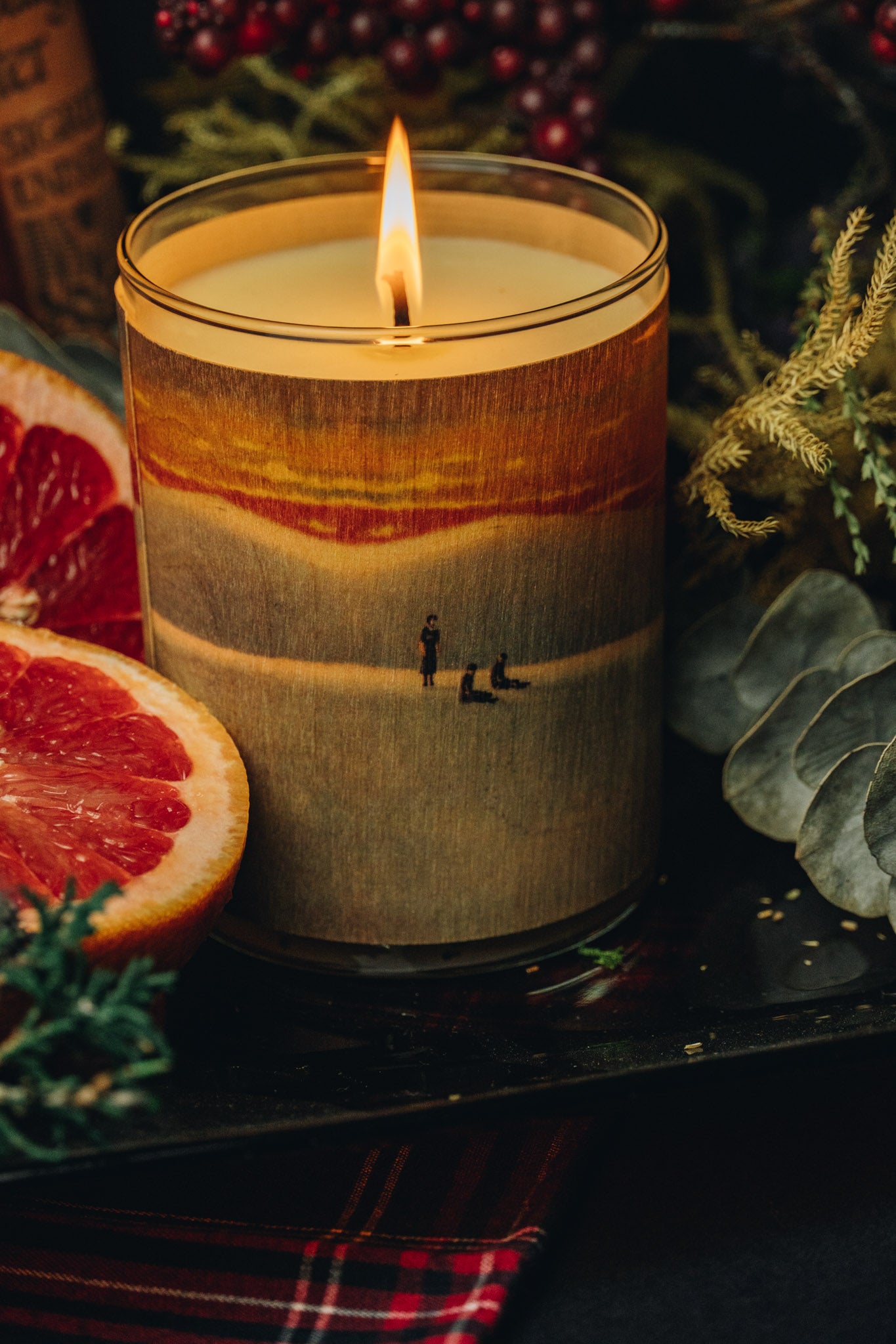 Wood Candle - No. 12 Grapefruit