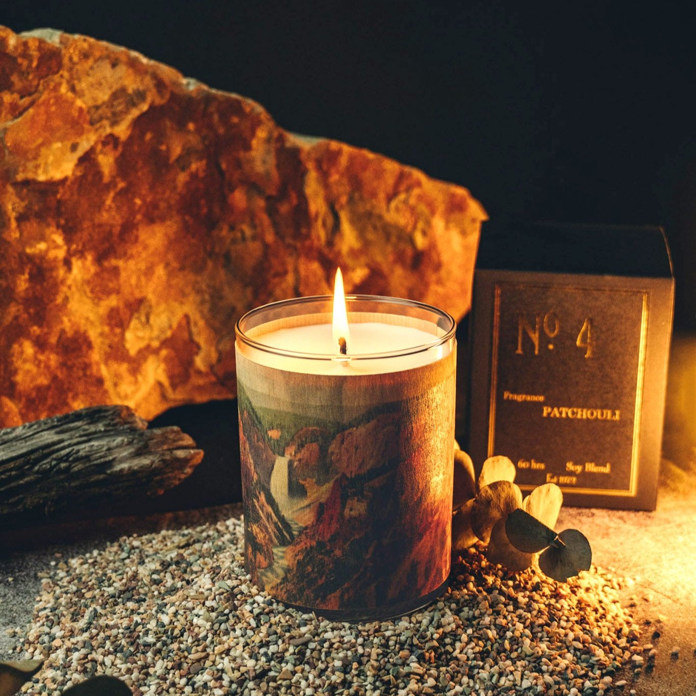 Wood Candle - No. 4 Patchouli