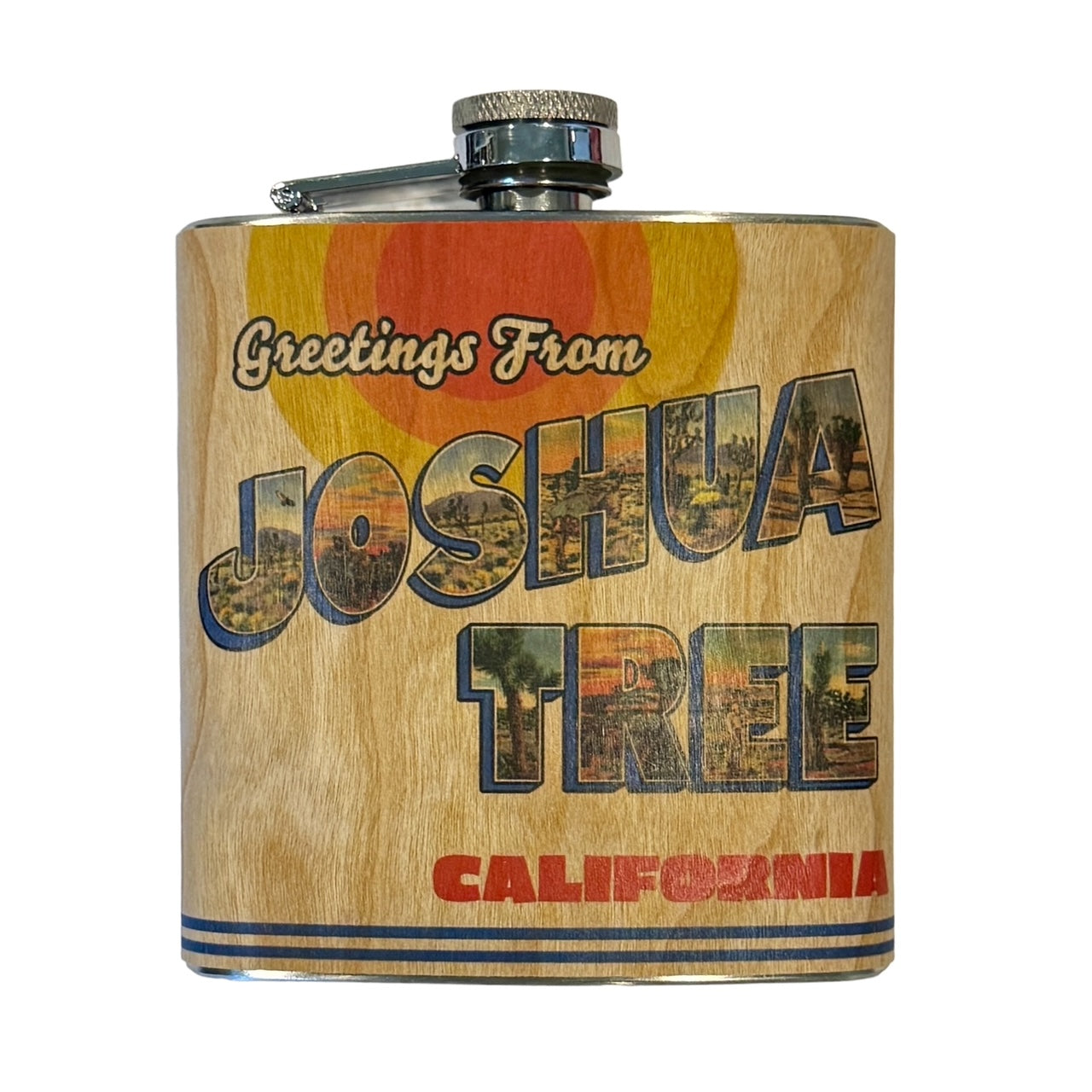 joshua Tree wood flask