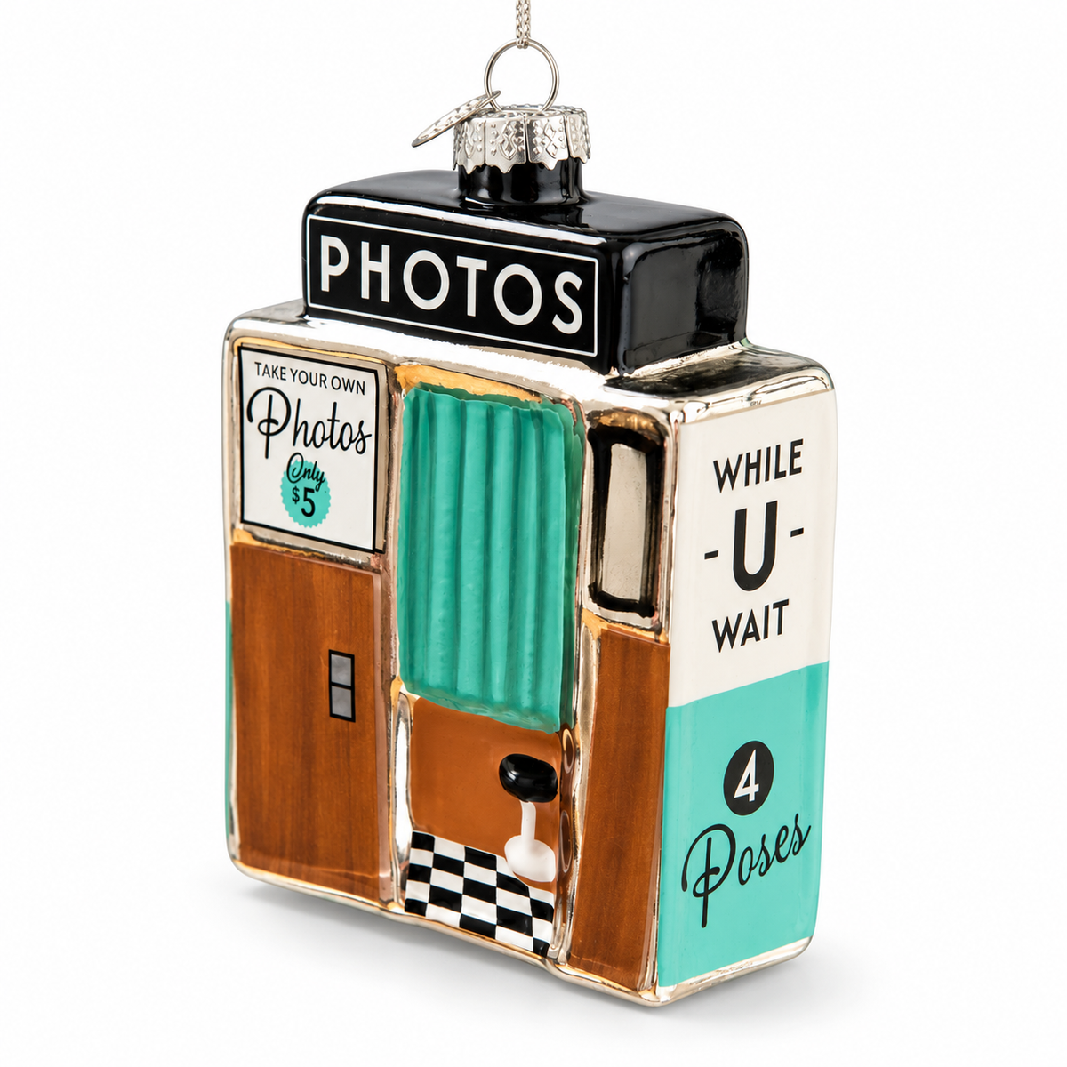Photo Booth Holiday Ornament