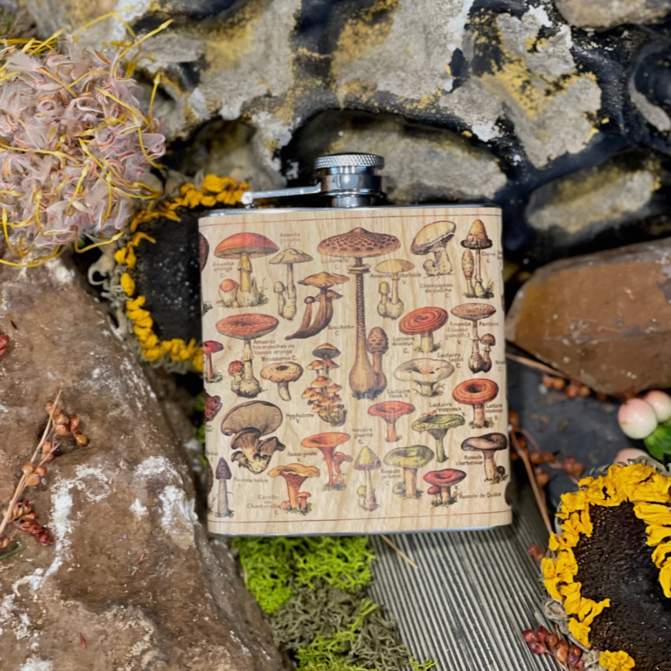 Wood Flask 6oz Desert Collection