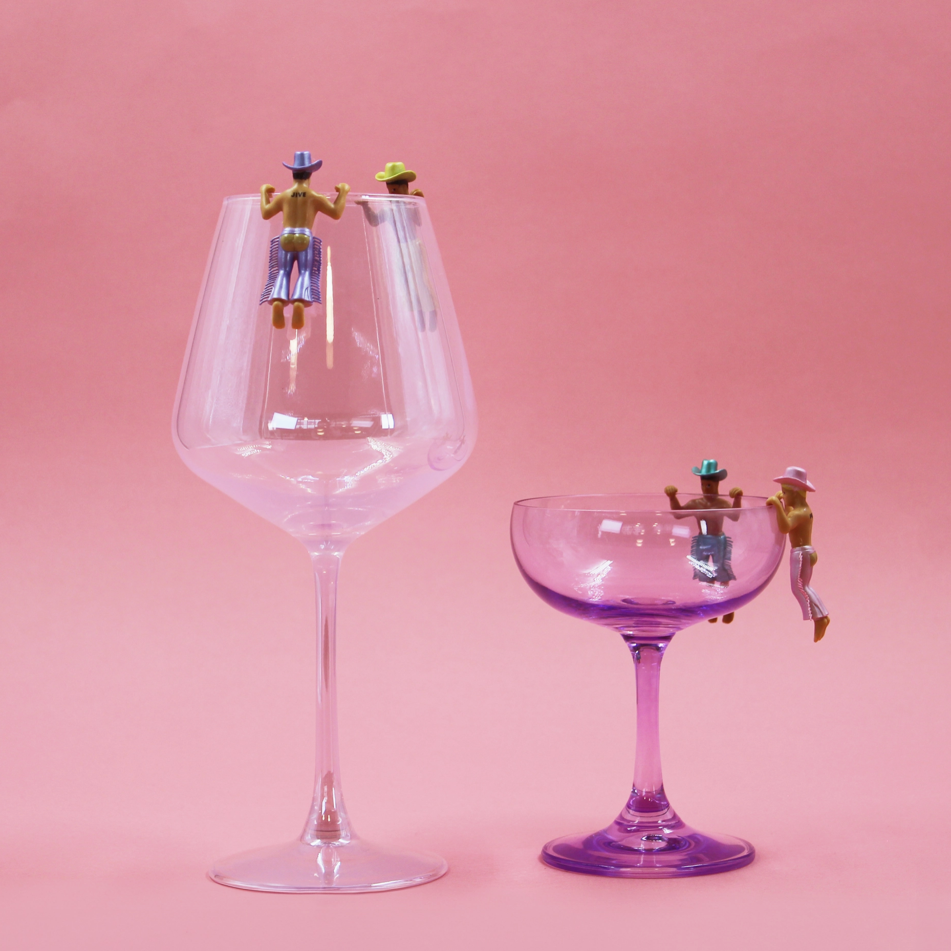 Disco Cowboy Drink Markers