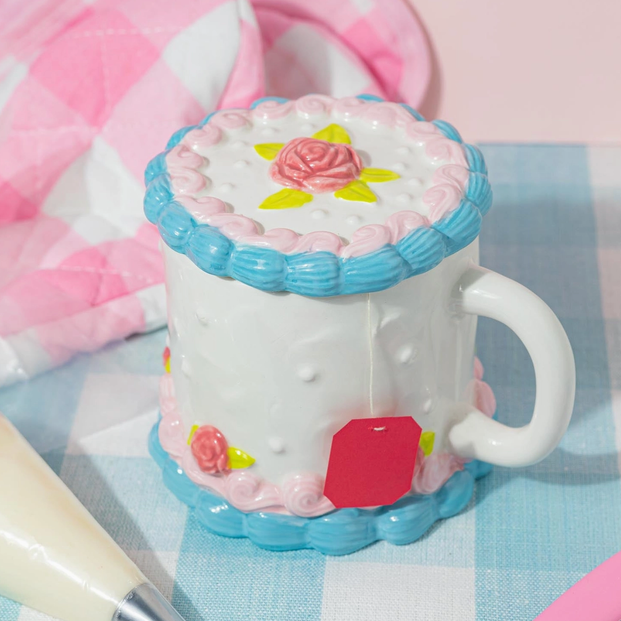 Cake Mug with Lid