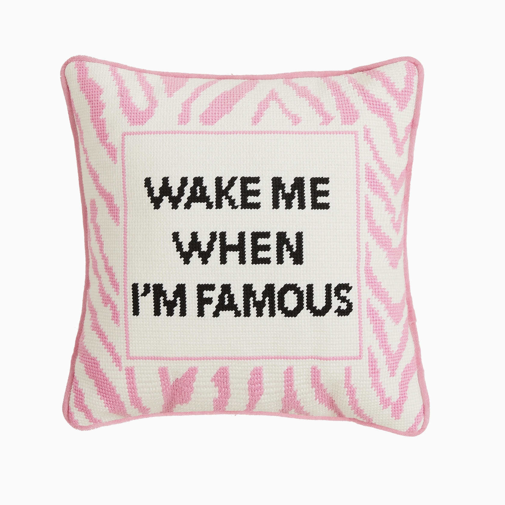 Wake When Famous Pillow