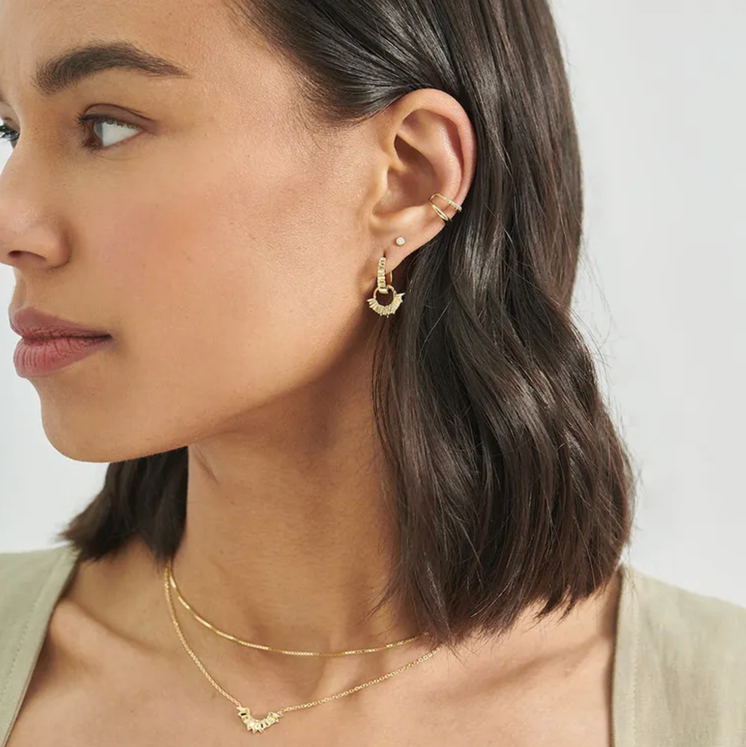 Solaris Hoop Earrings