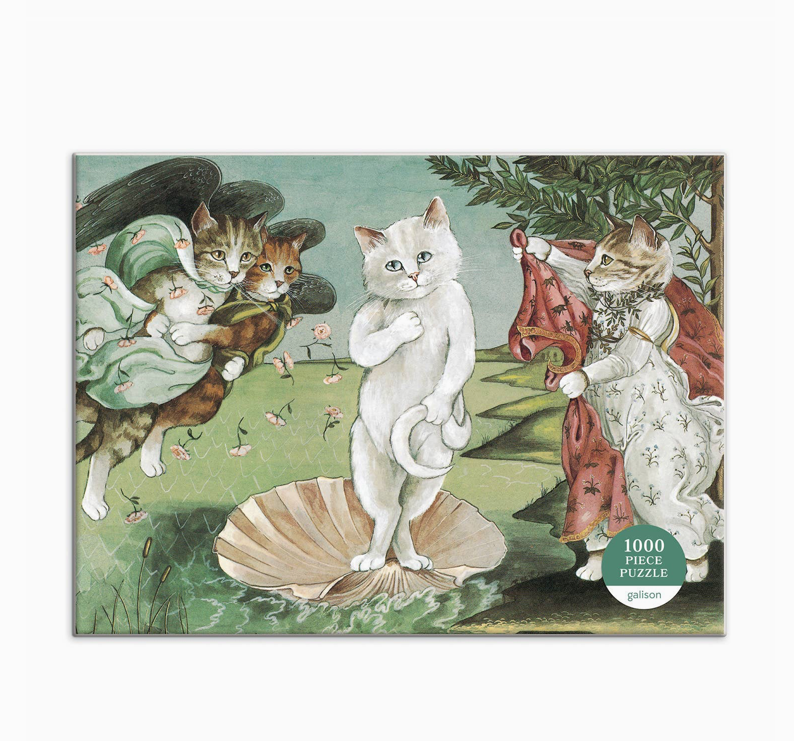 Birth of Venus Meowsterpiece of Western Art 1000 Piece Puzzle