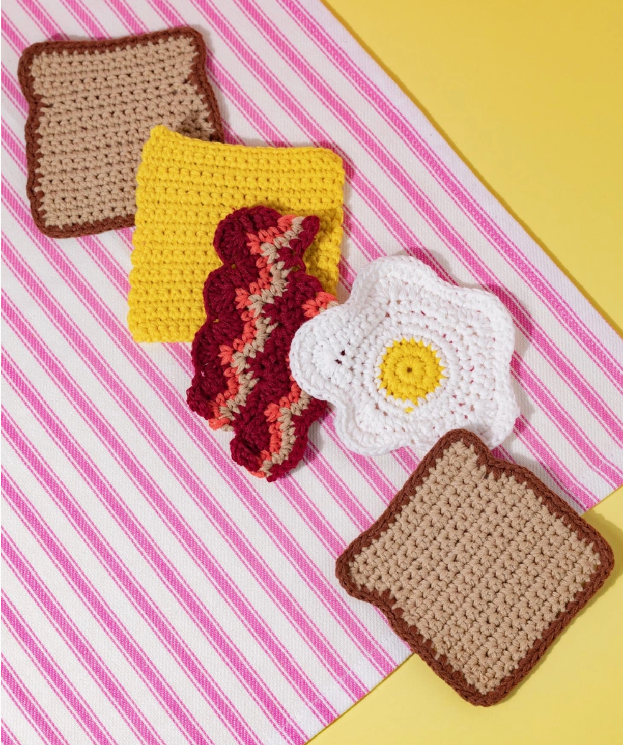 Bacon Egg Cheese Coaster Set