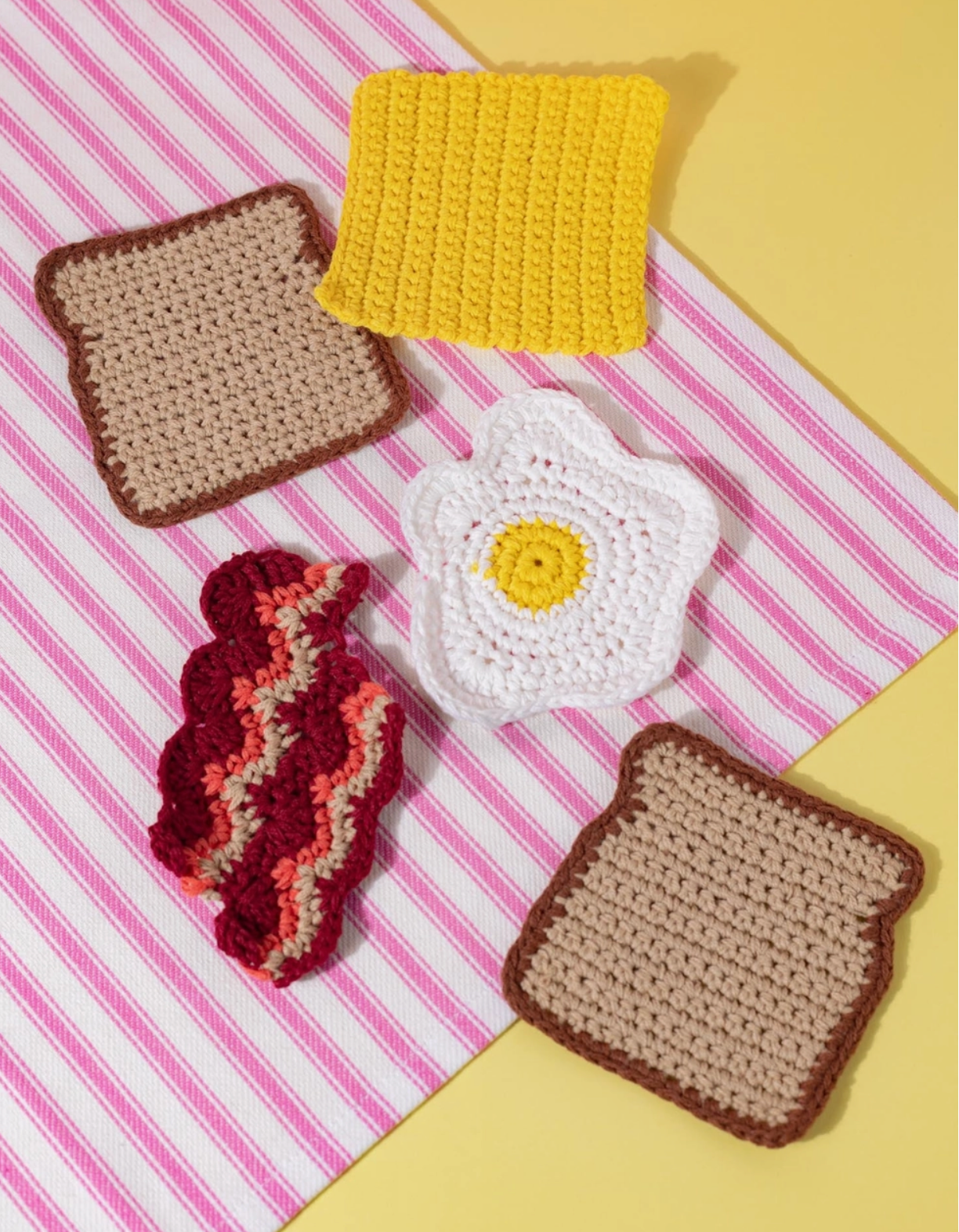 Bacon Egg Cheese Coaster Set