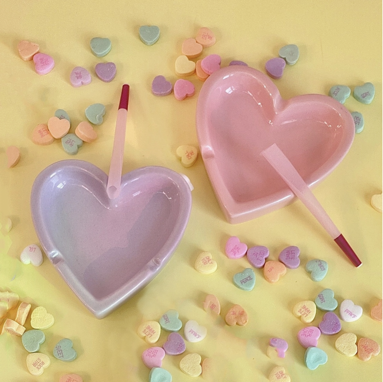 Candy Heart Ashtray