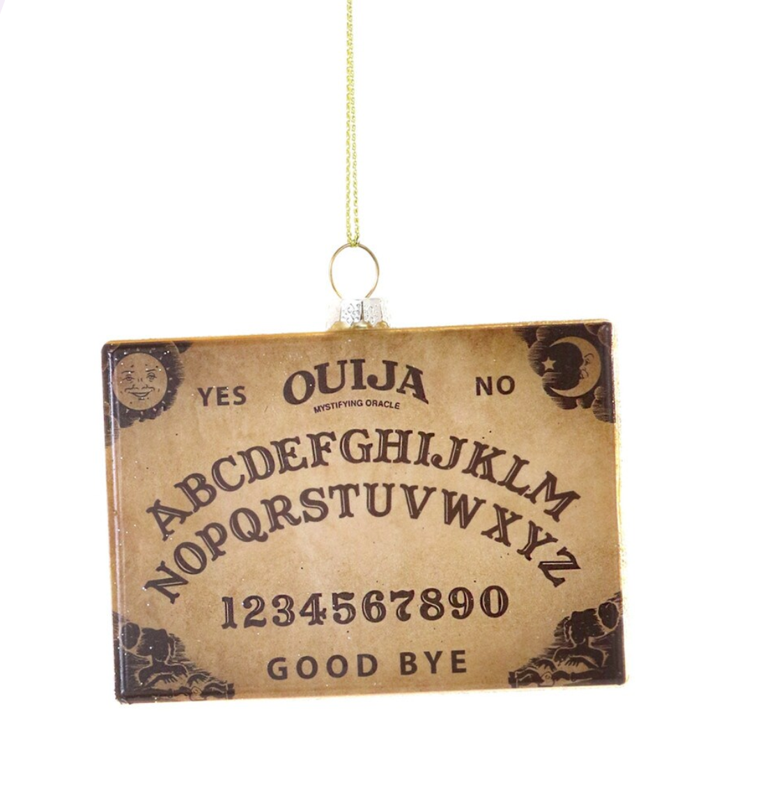 Ouija Board Glass Ornament