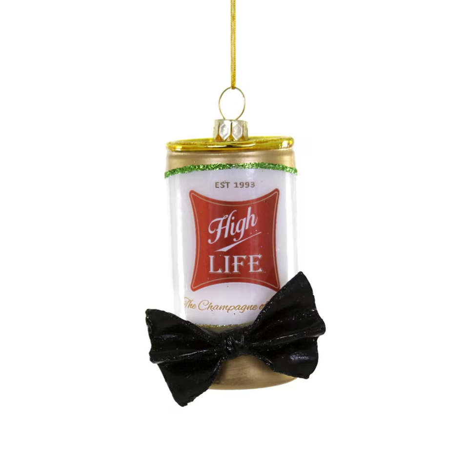 High Life Glass Ornament