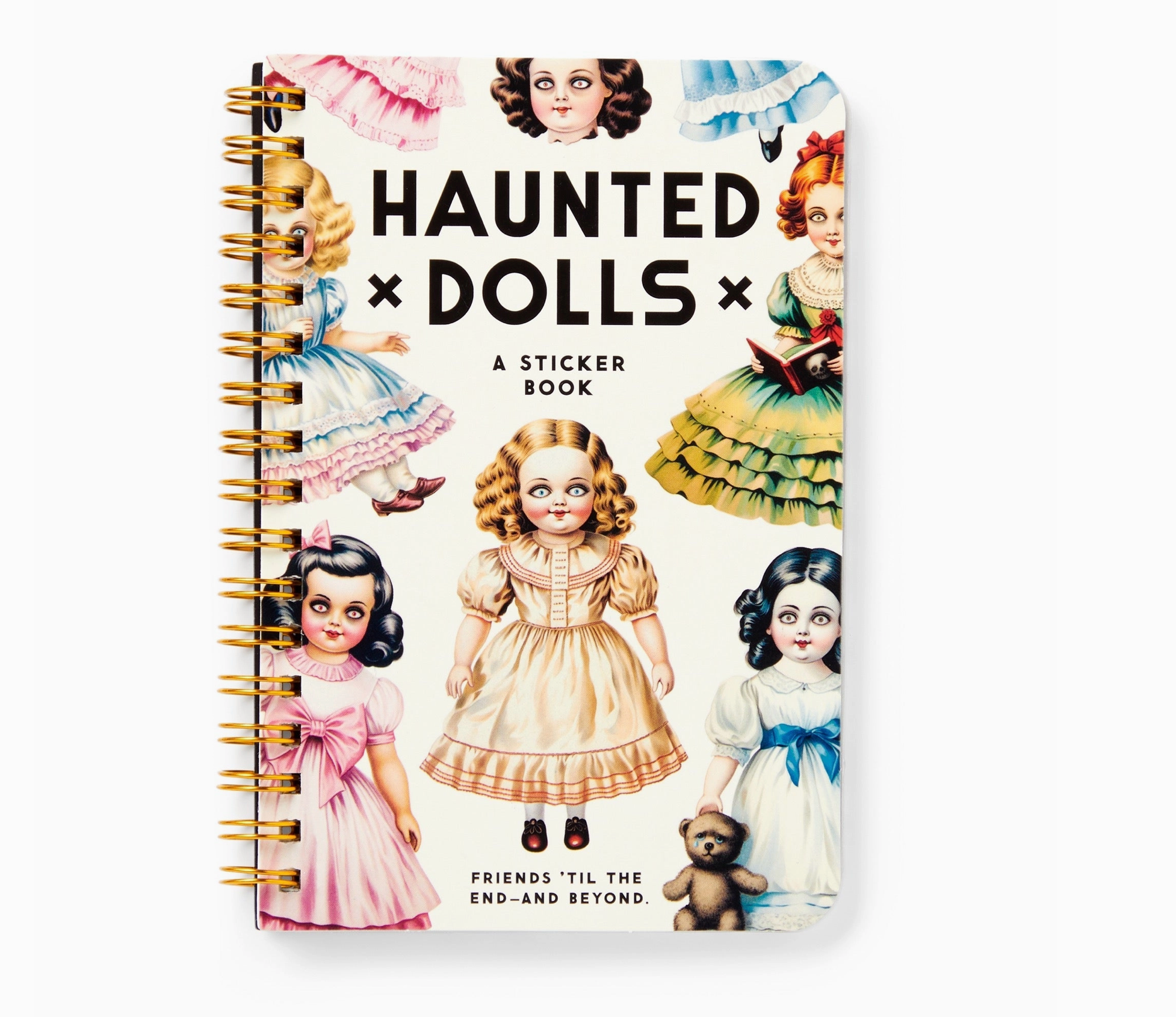 Brass Monkey Haunted Dolls Sticker Book