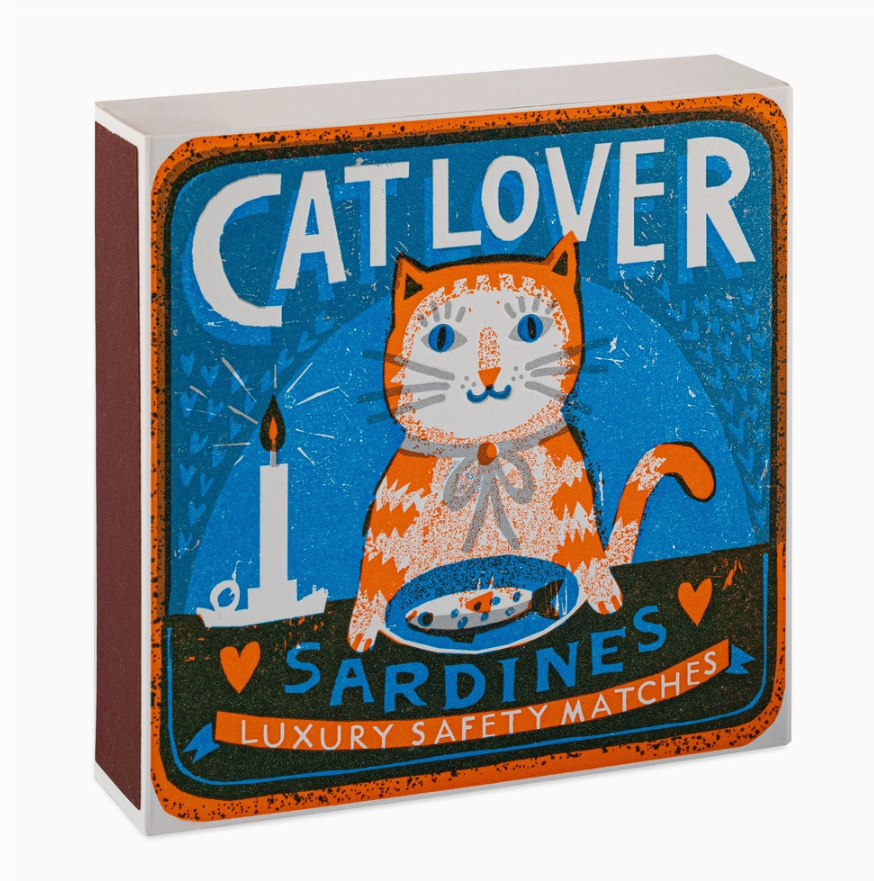 Cat Lover Sardines Safety Matches
