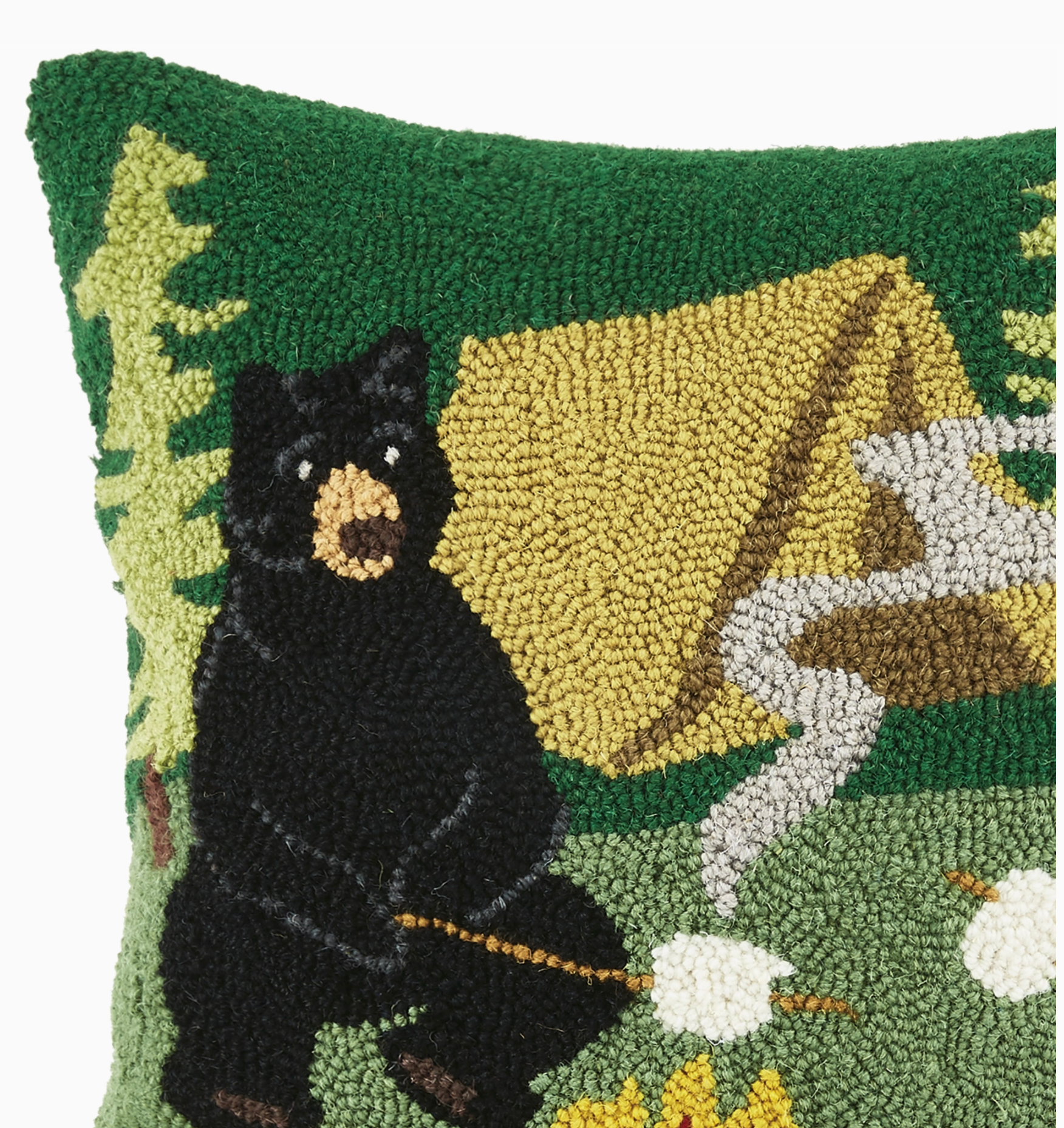 Campfire Bears Hook Pillow
