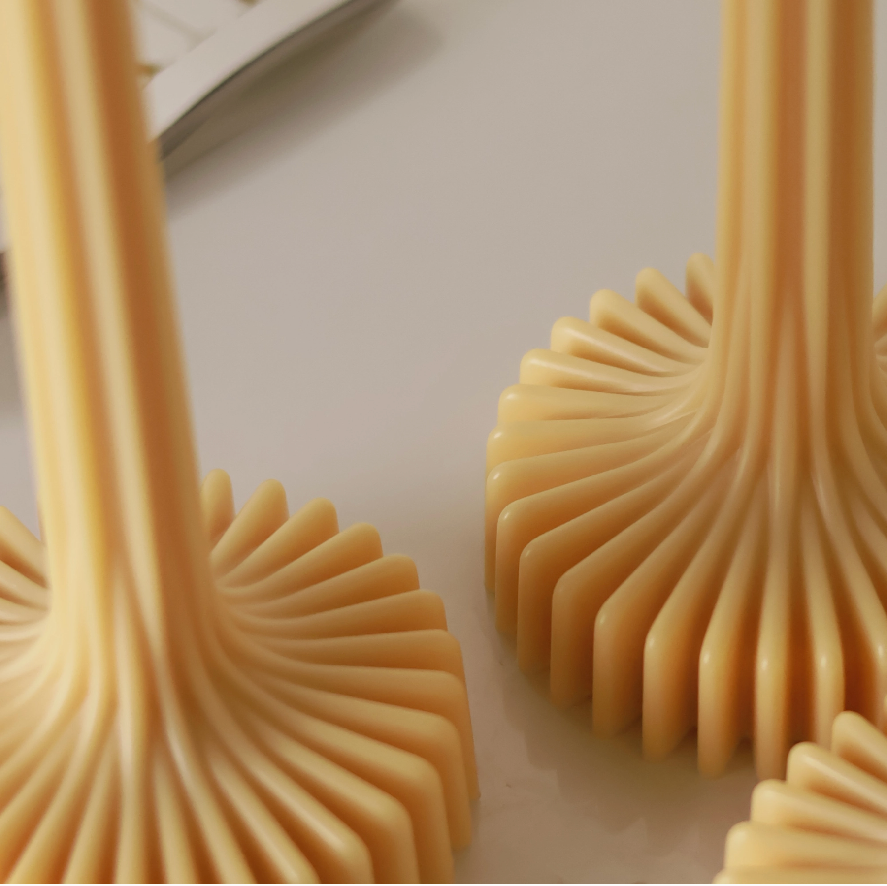 Stripe Vase Column Candle - Pillar