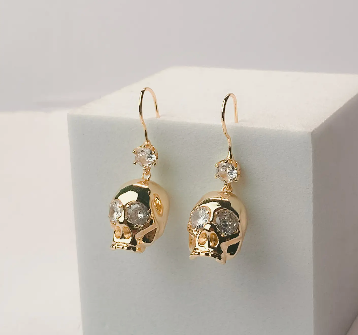 Vanitas Skull Drop Earrings
