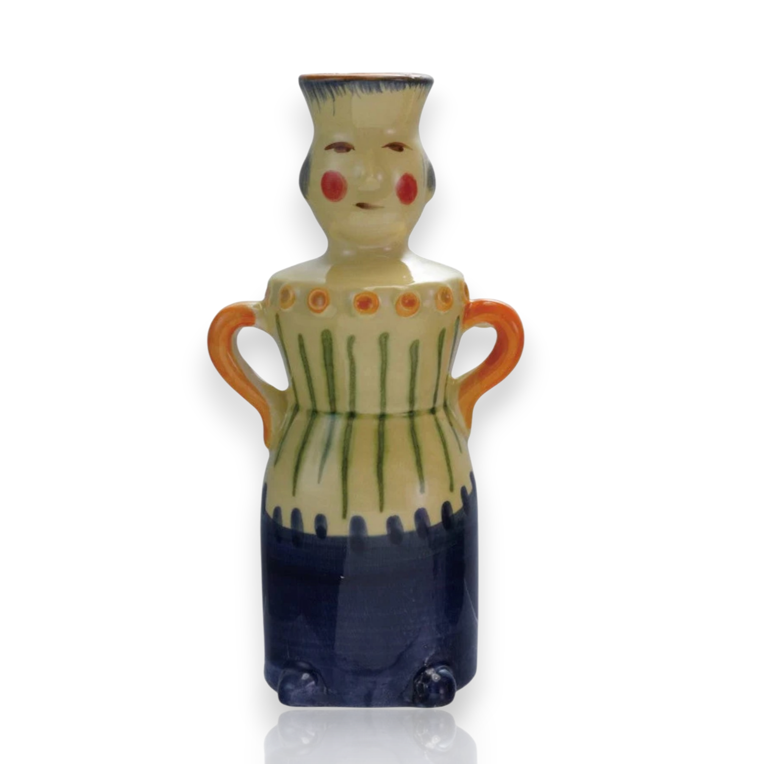 Stoneware Woman Shaped Taper Holder