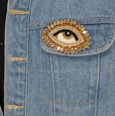 Sequin Brooches