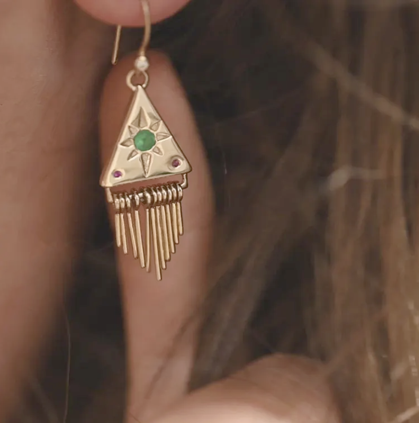 Etruscan Fringe Earrings