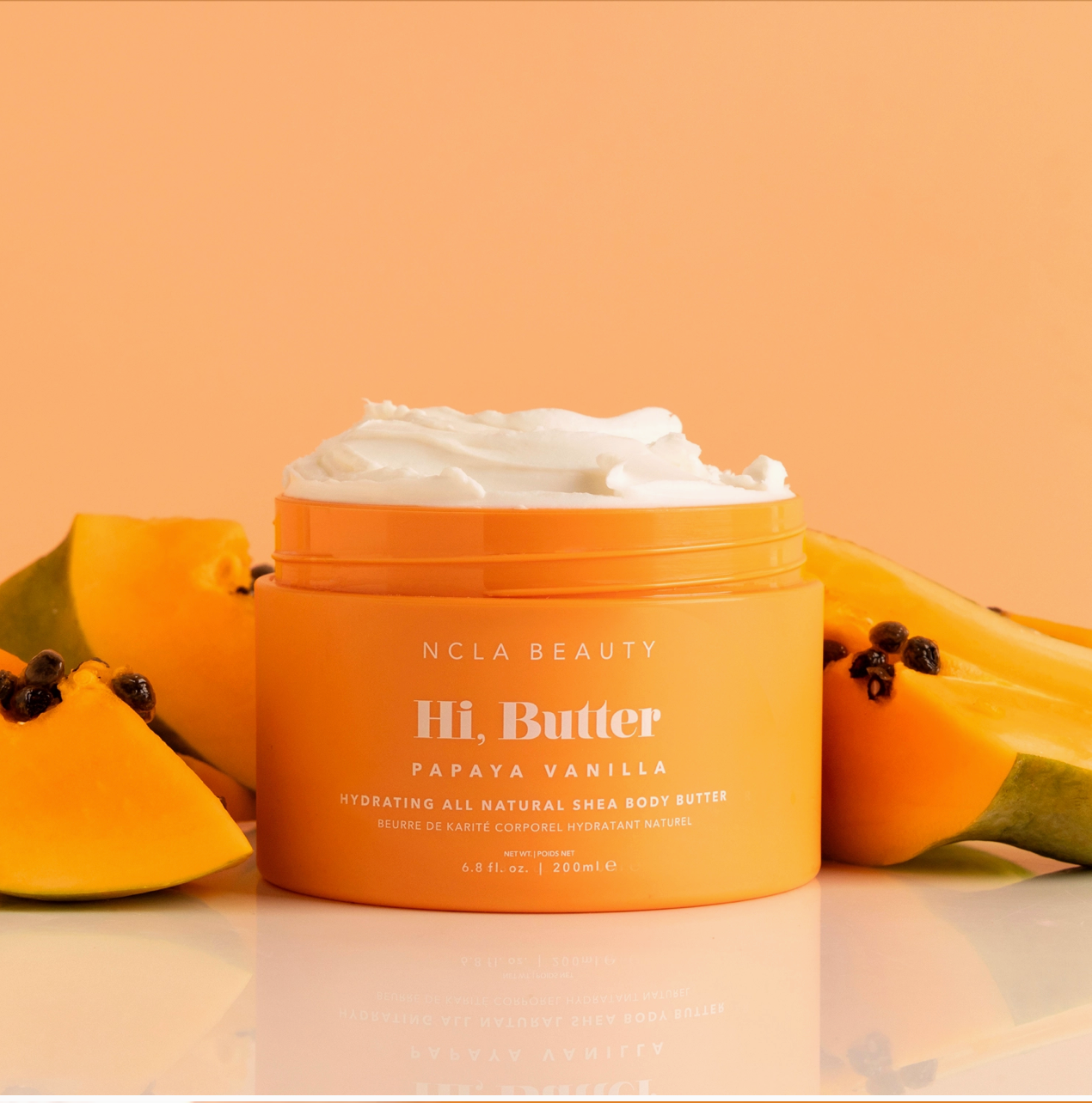 Hi, Butter All Natural Shea Body Butter - Papaya