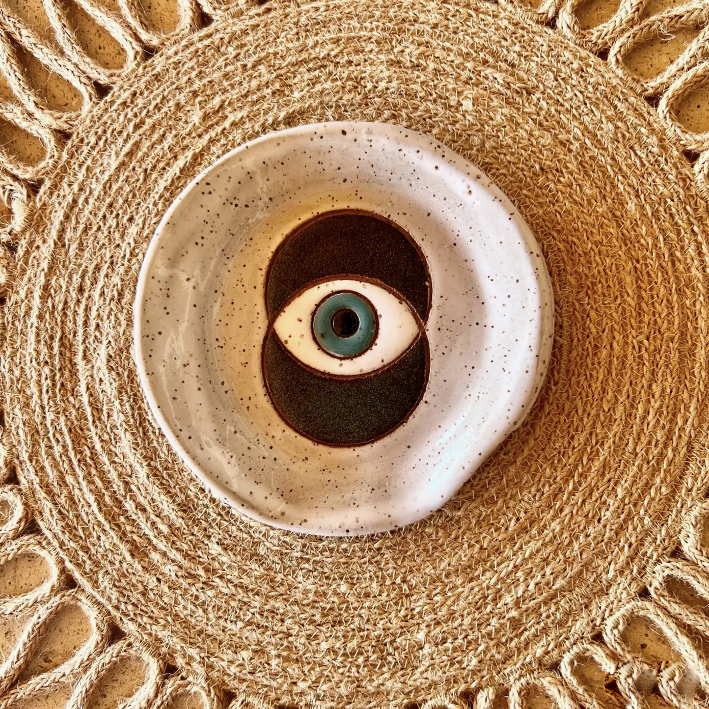 All Seeing Eye Ceramic Spoon Rest