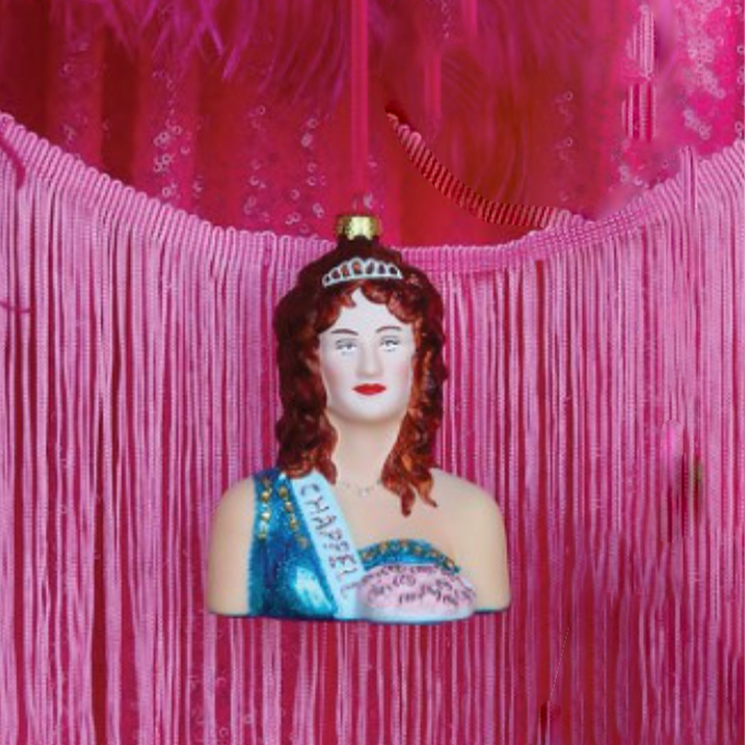 Chappell Roan Glass Ornament