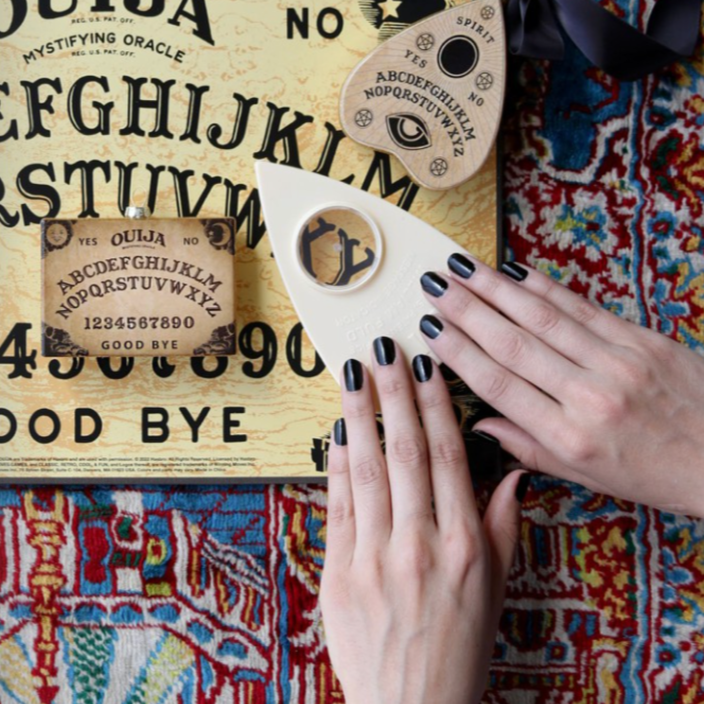 Ouija Board Glass Ornament