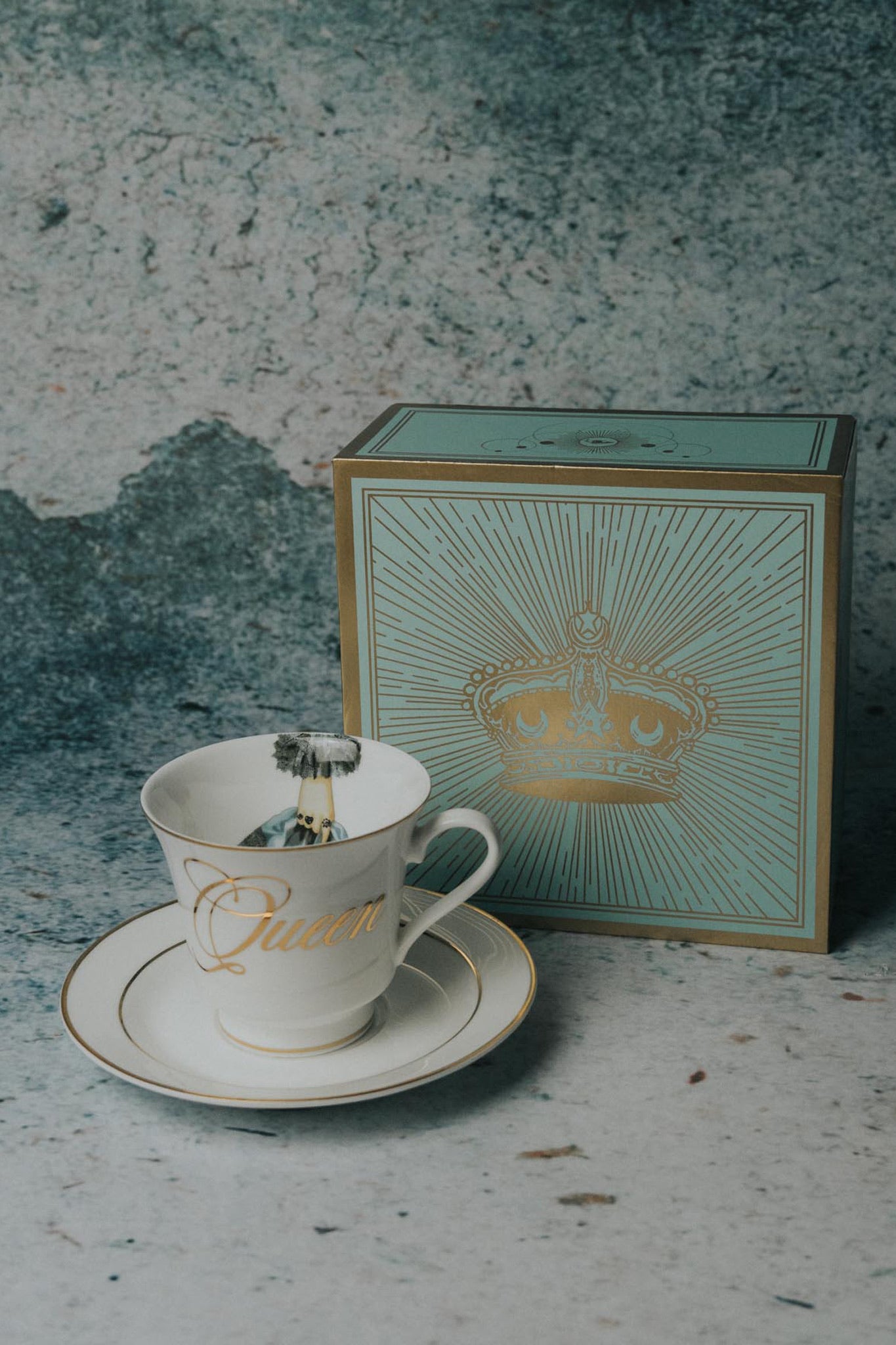 Tea Cup and Saucer - Queen