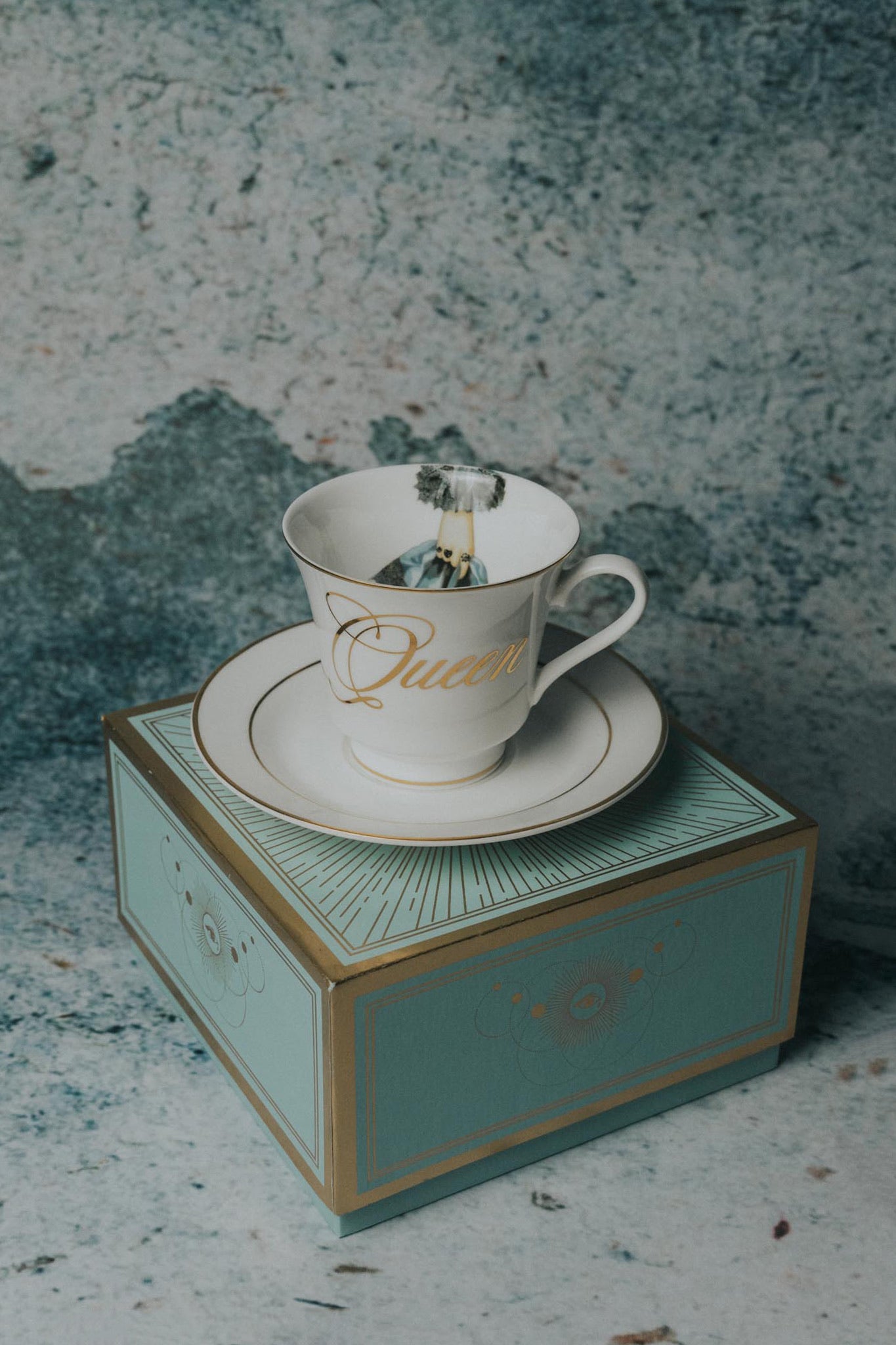 Tea Cup and Saucer - Queen