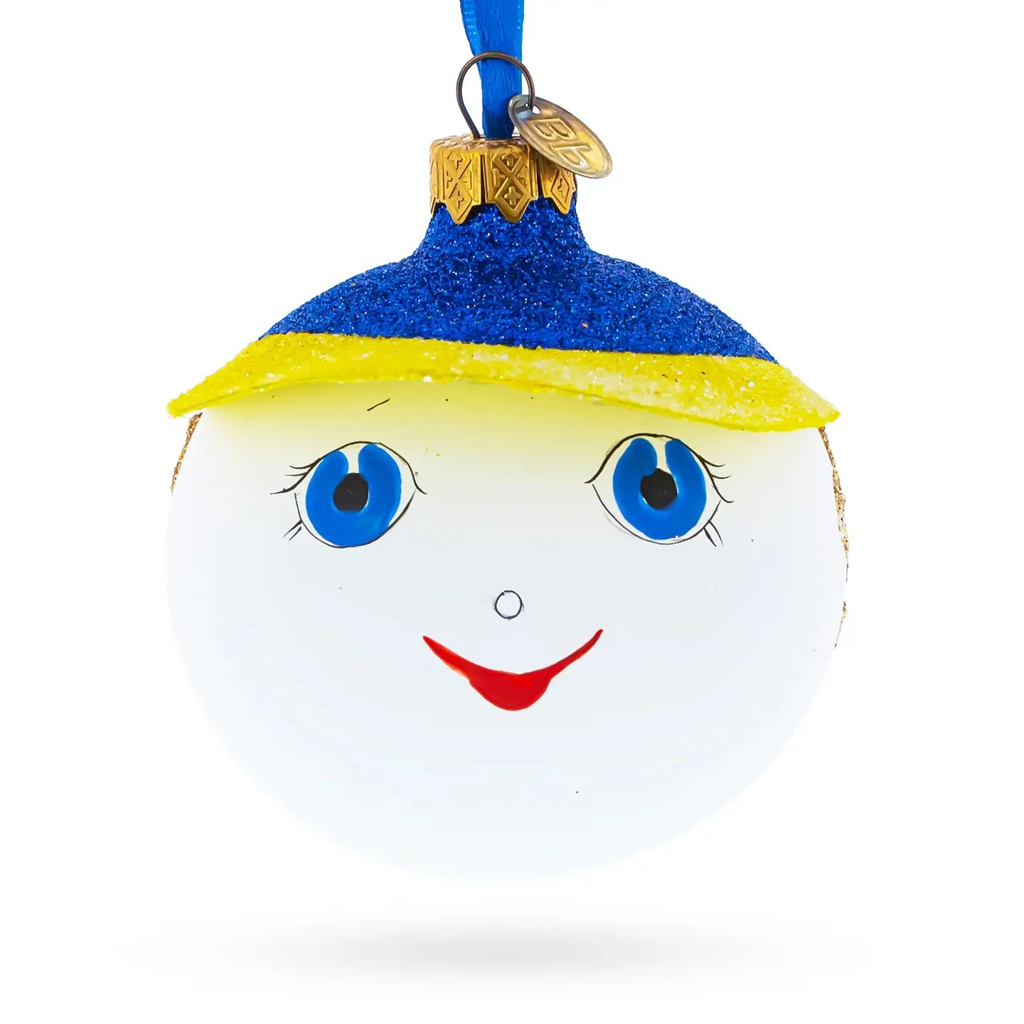 Boy in the Hat Glass Ornament