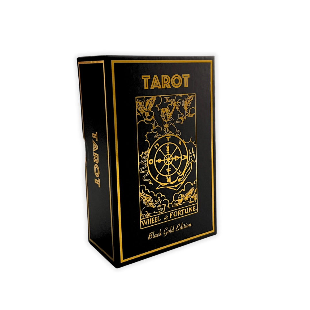 Black Gold Classic Tarot Deck And Guidebook