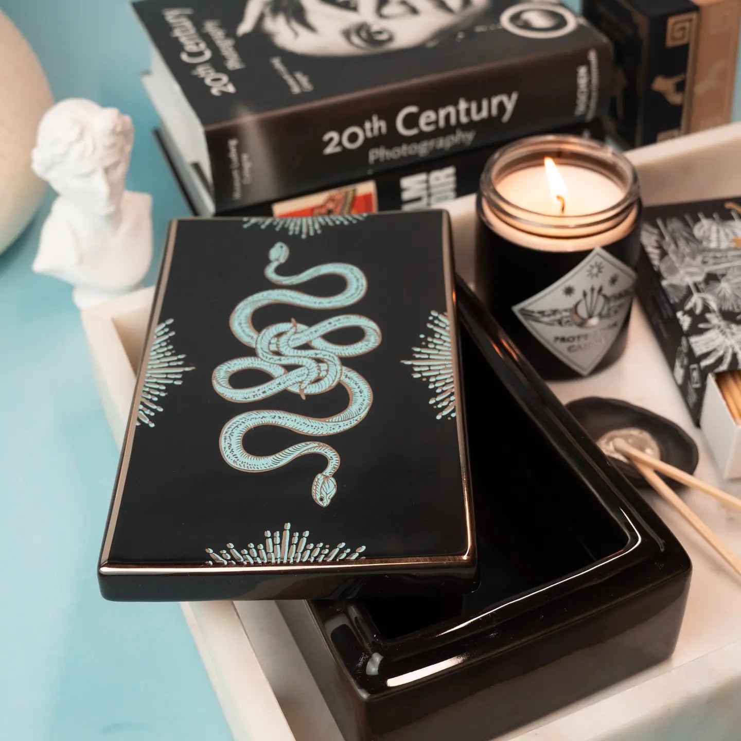 Serpents Coil Ceramic Box