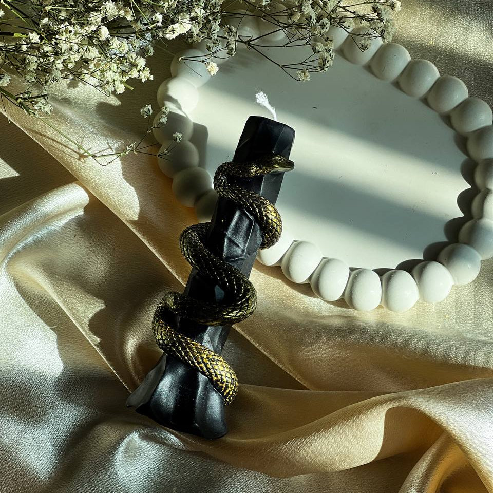 Snake Spiral Taper Candle