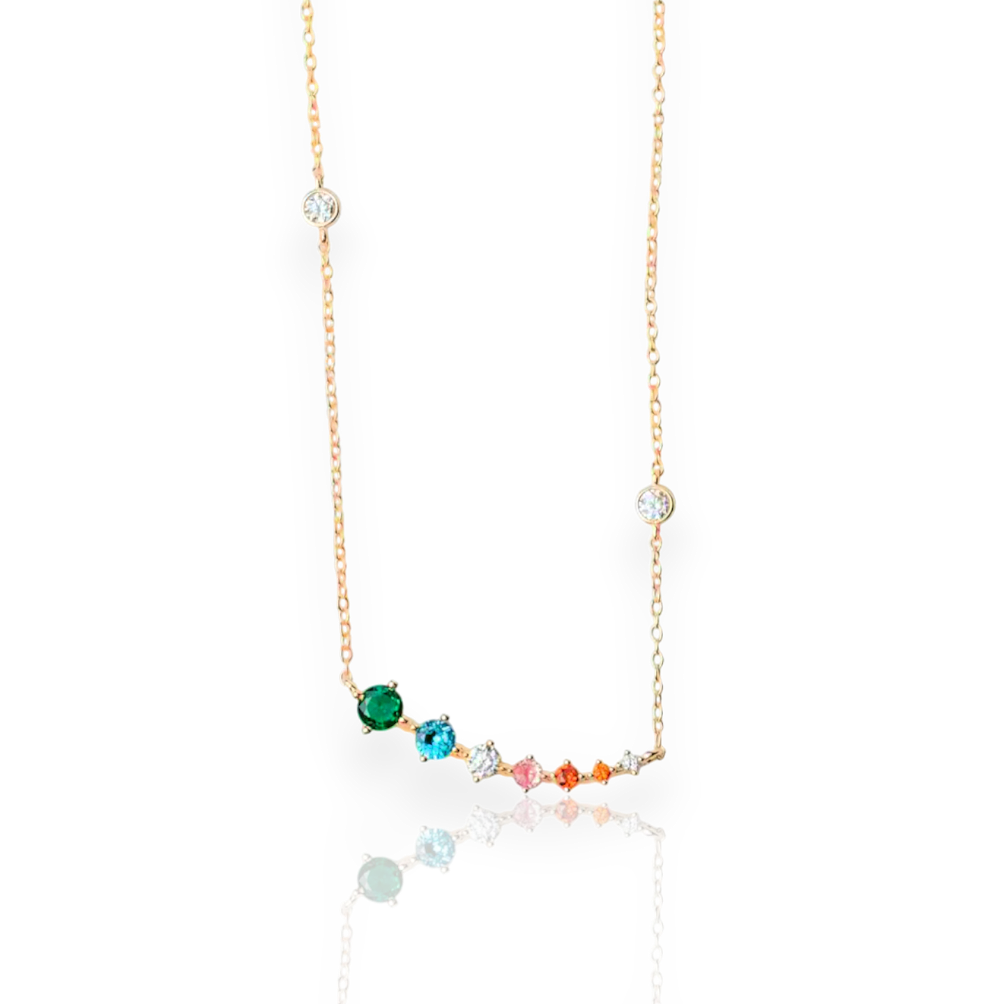 Celestial Arc Strand Necklace