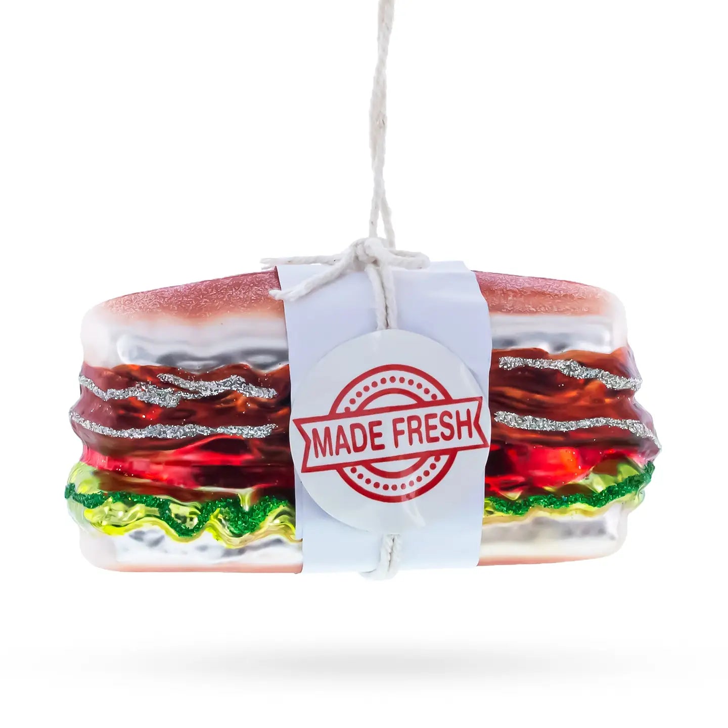 Fresh Sandwich Glass Ornament