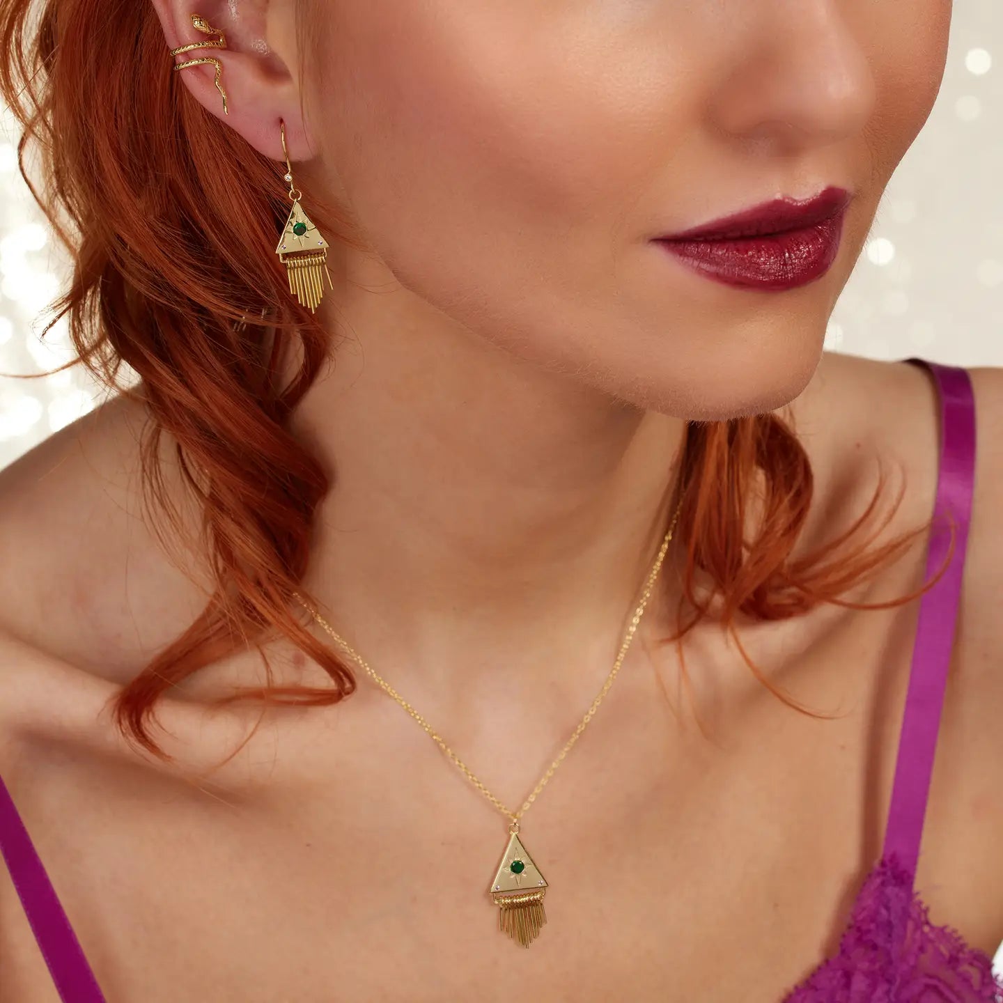 Etruscan Fringe Pendant