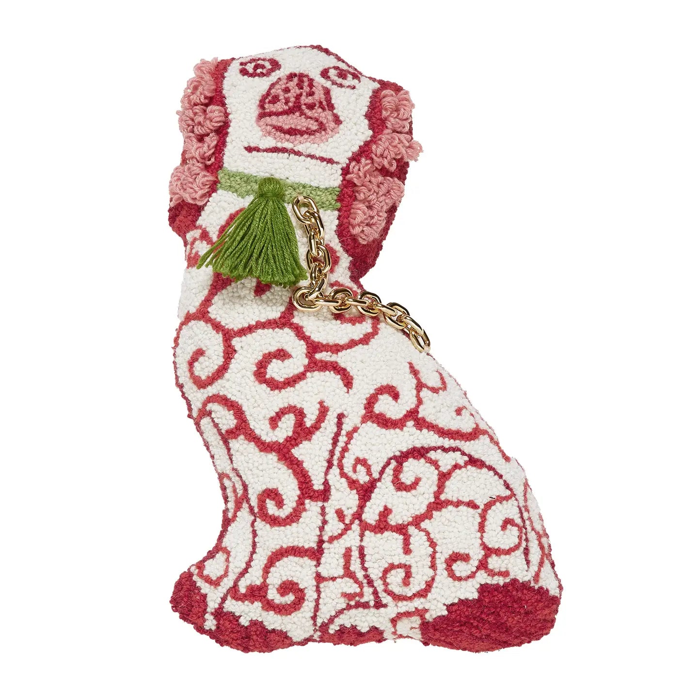 Chinoiserie Dog Hook Pillow