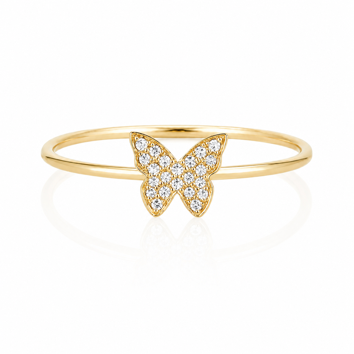 Dahlia Butterfly Ring