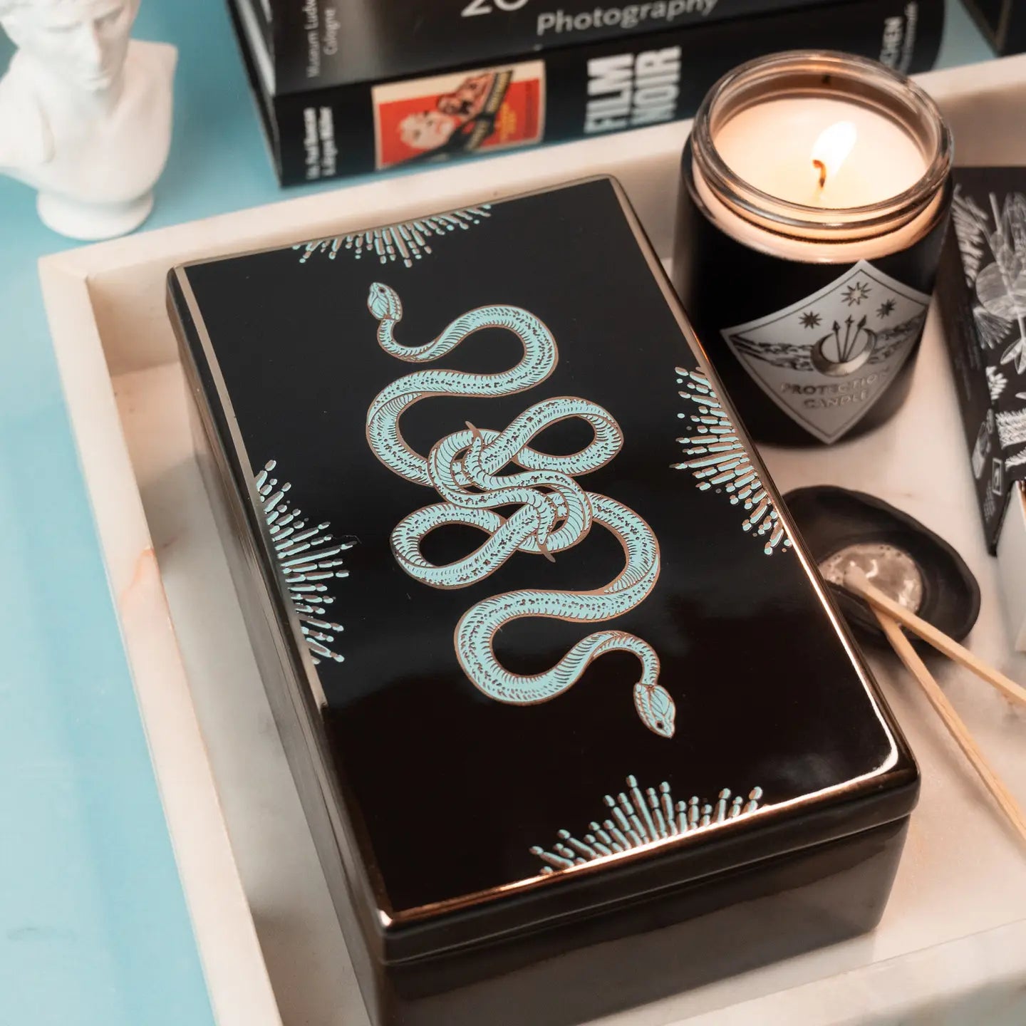 Serpents Coil Ceramic Box