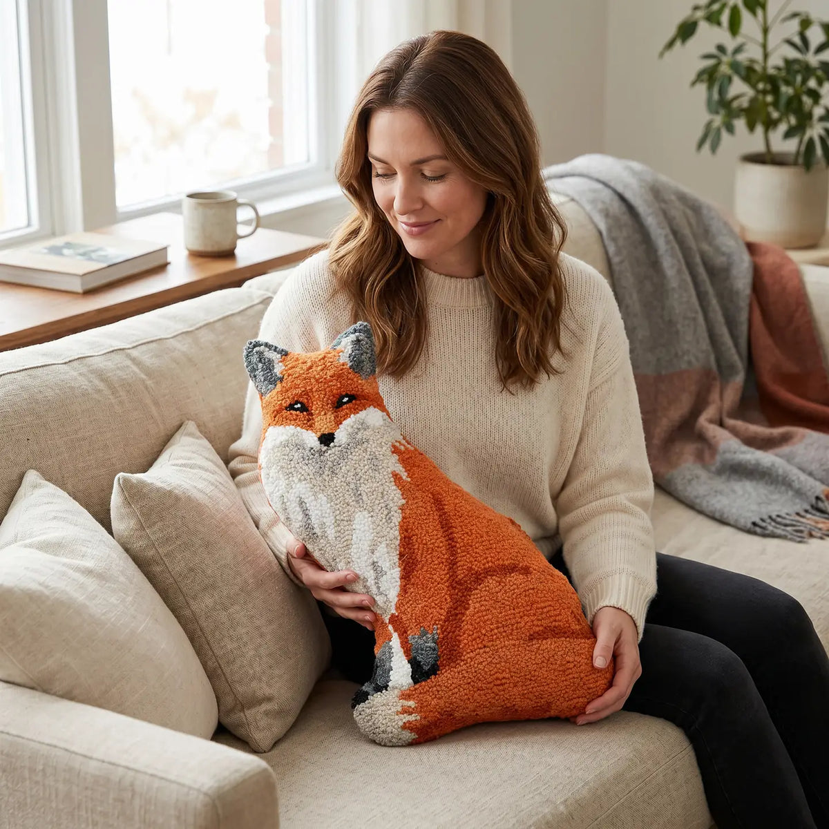 Fox Hook Pillow