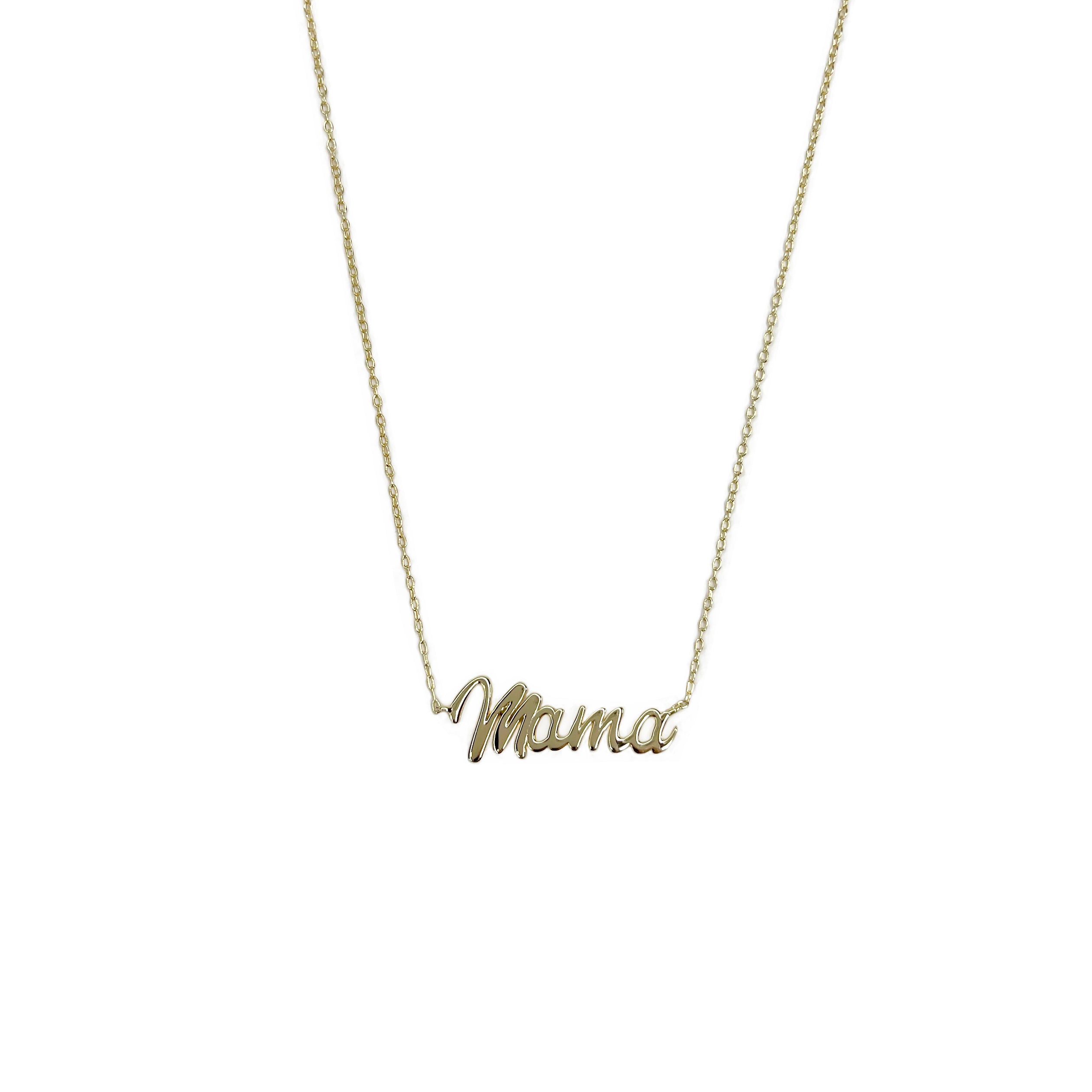 Gold Nameplate Necklaces