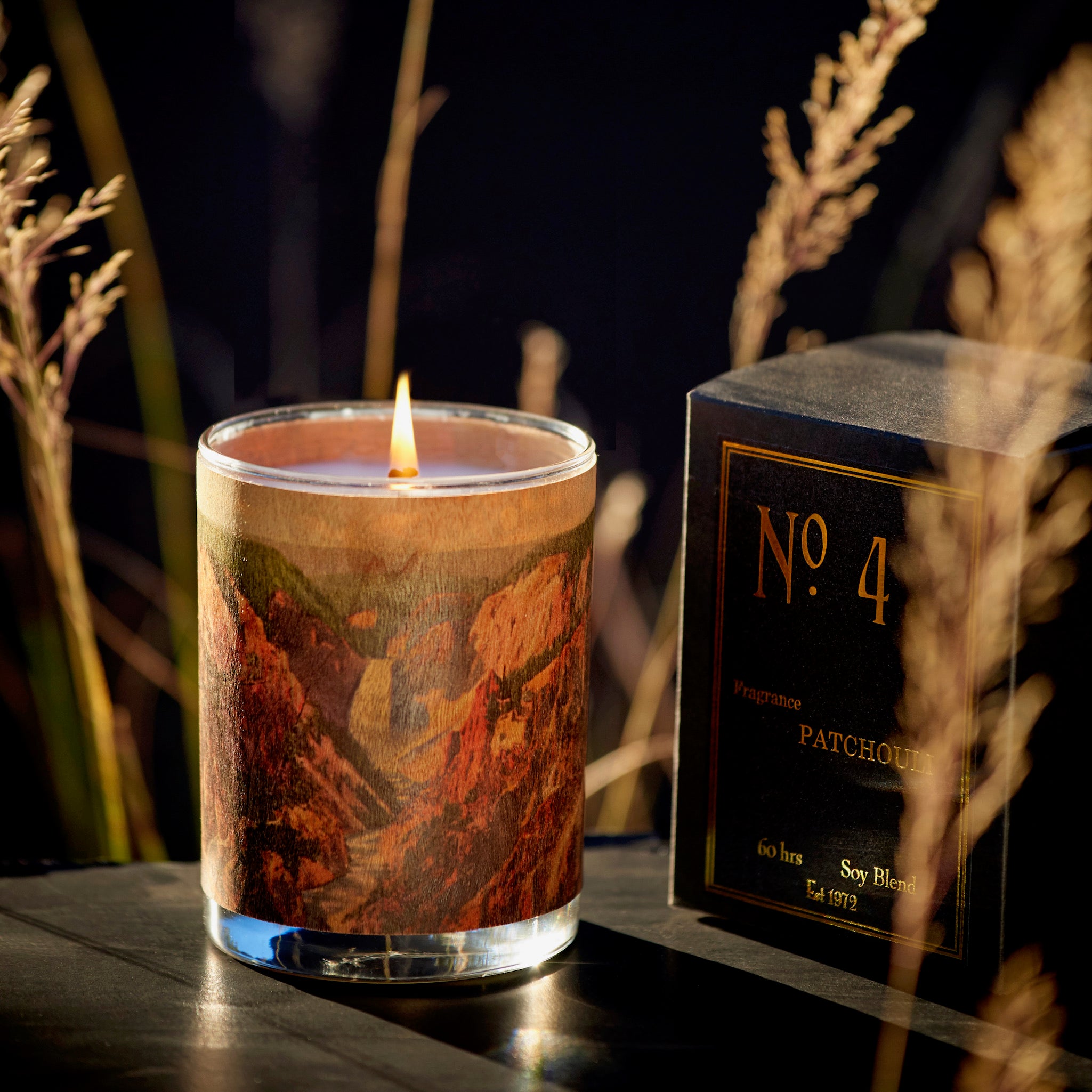 Wood Candle - No. 4 Patchouli