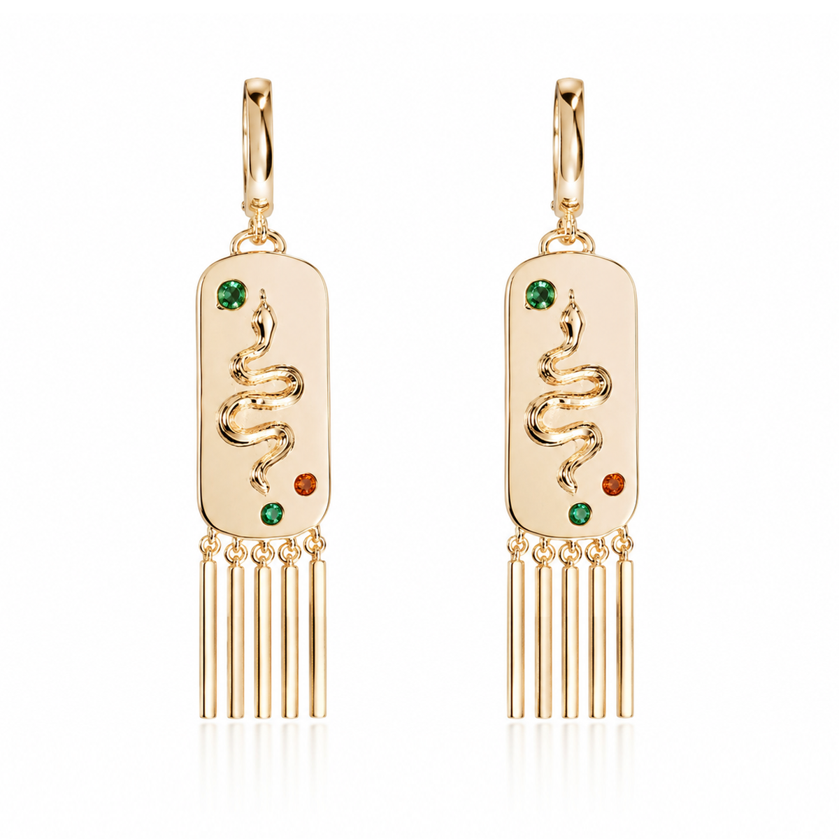 Serpent Fringe Earrings