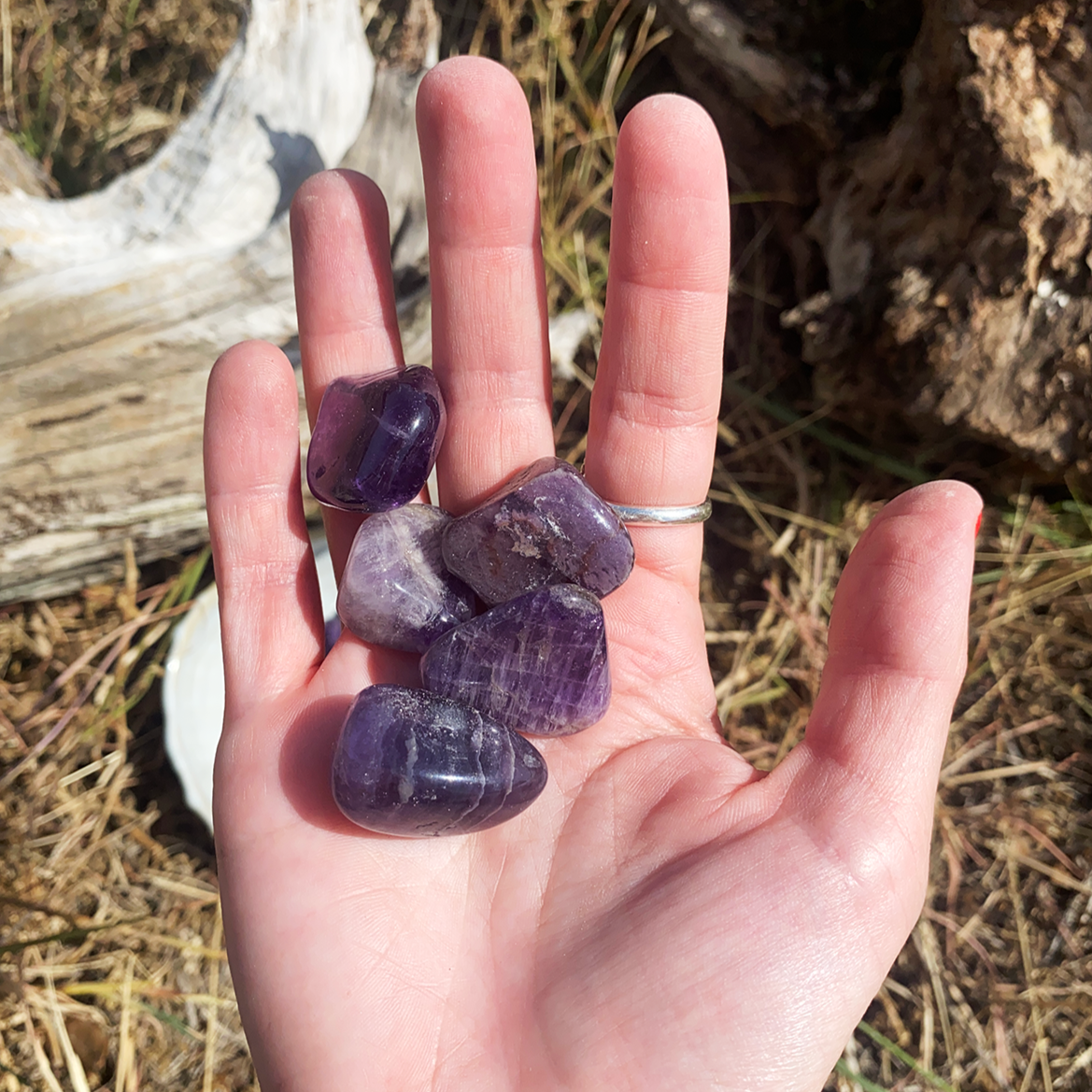 Amethyst Tumbled Stone